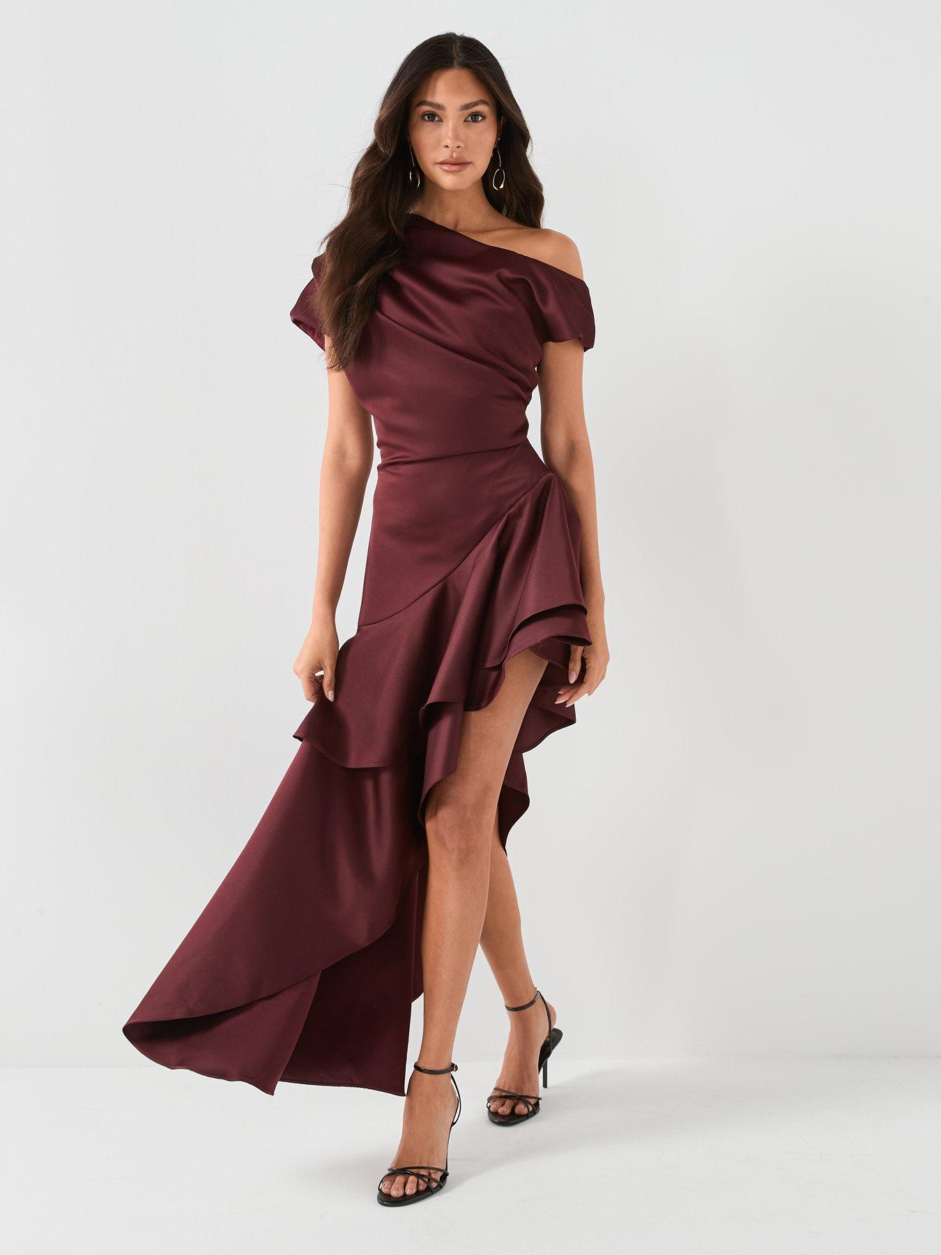 Elliatt Livia Gown - Burgundy Red