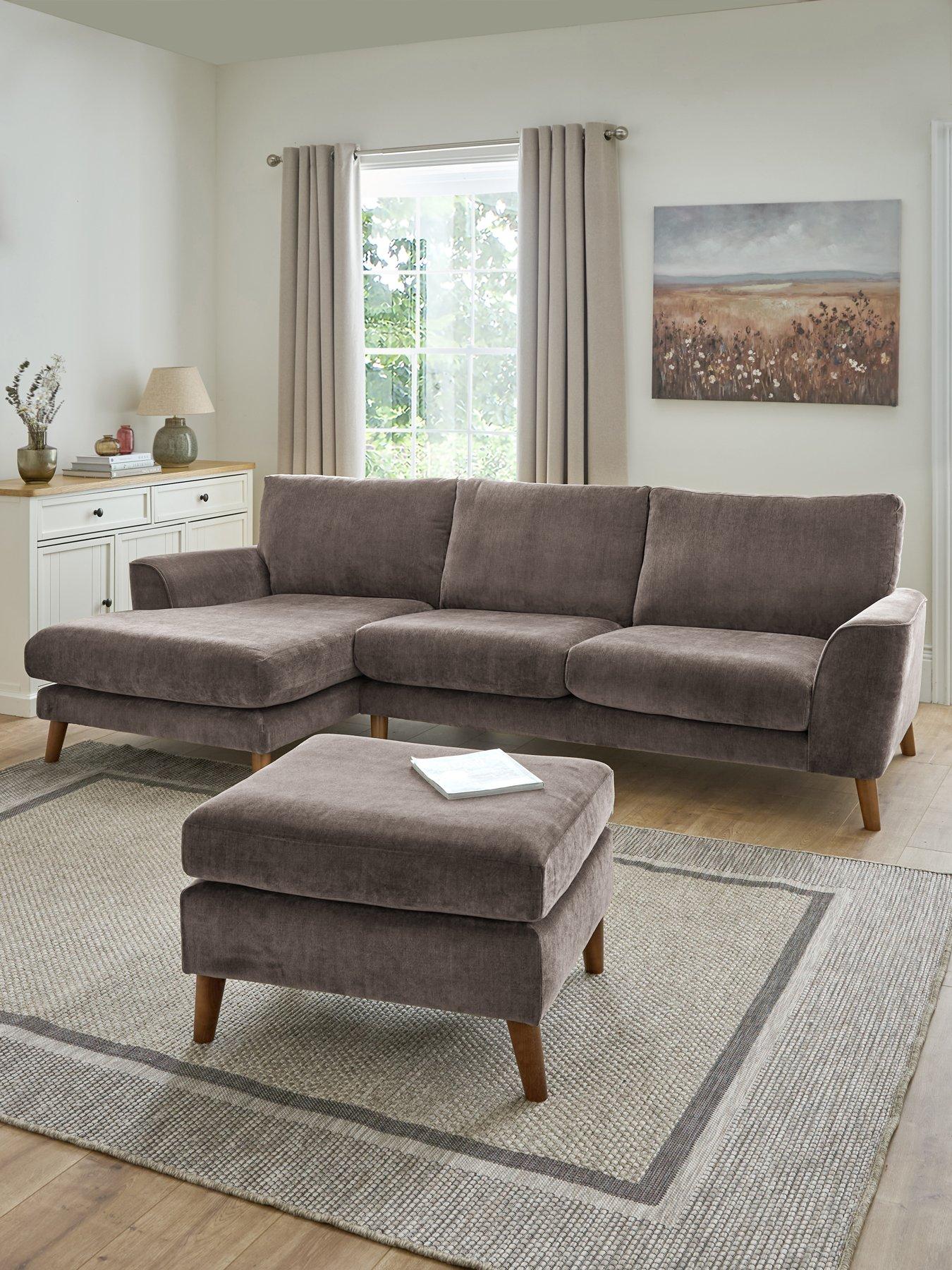 Very Home Aiyanna Lh 3 Seater Chaise+Fs