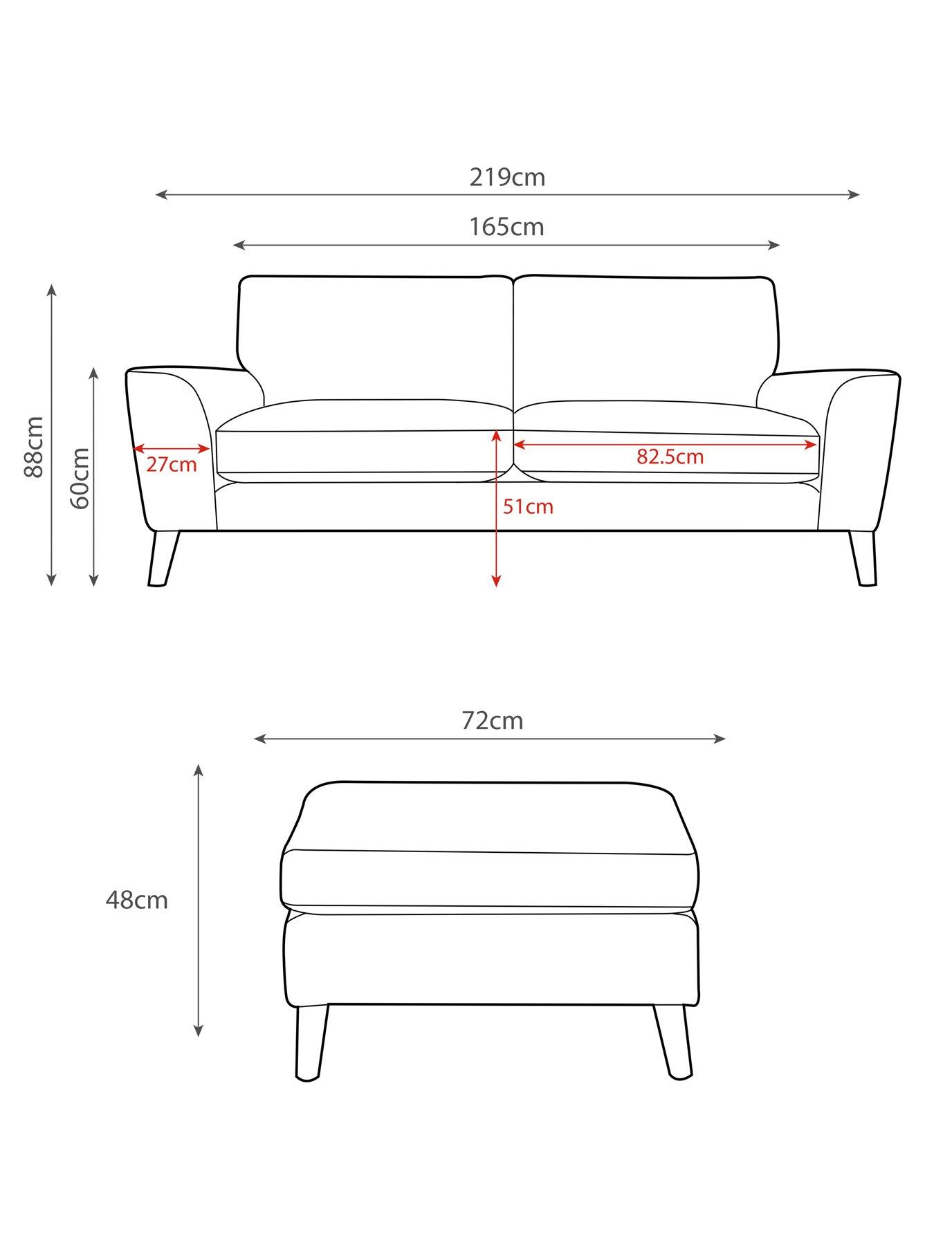 Image 7 of 7 of The Very Collection Aiyanna 3 Seater + Fs