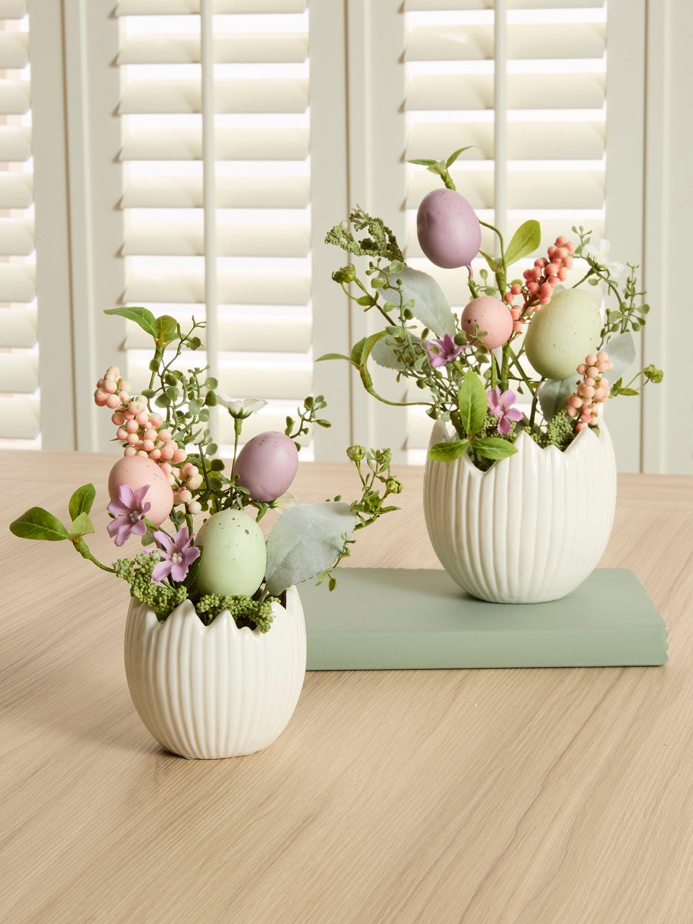 The Very Collection Set Of 2 Foliage-Filled Eggs