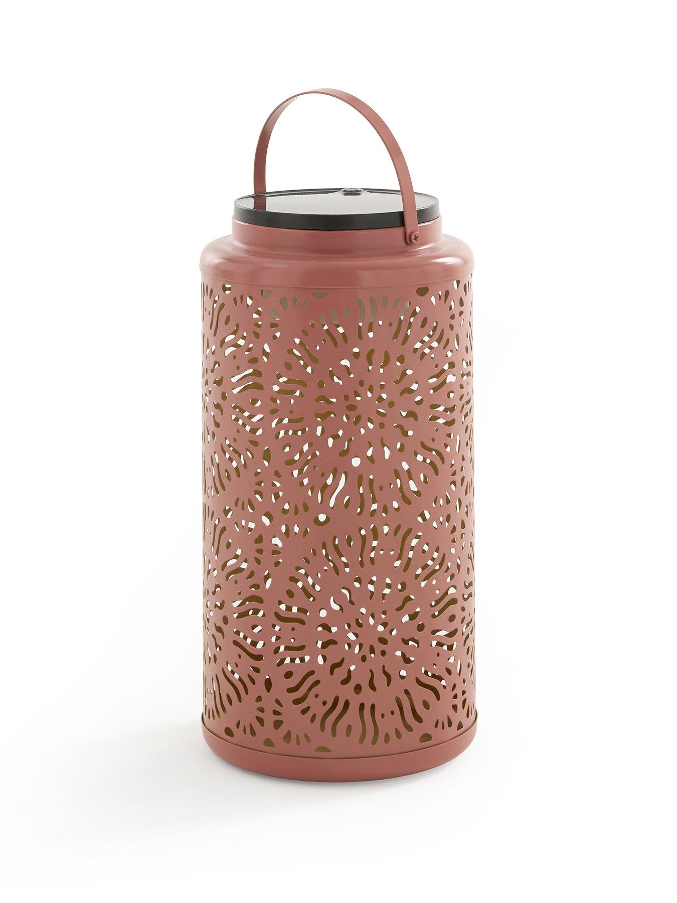 the-very-collection-32cm-mesh-solar-lantern-with-usb-charge--claystillFront