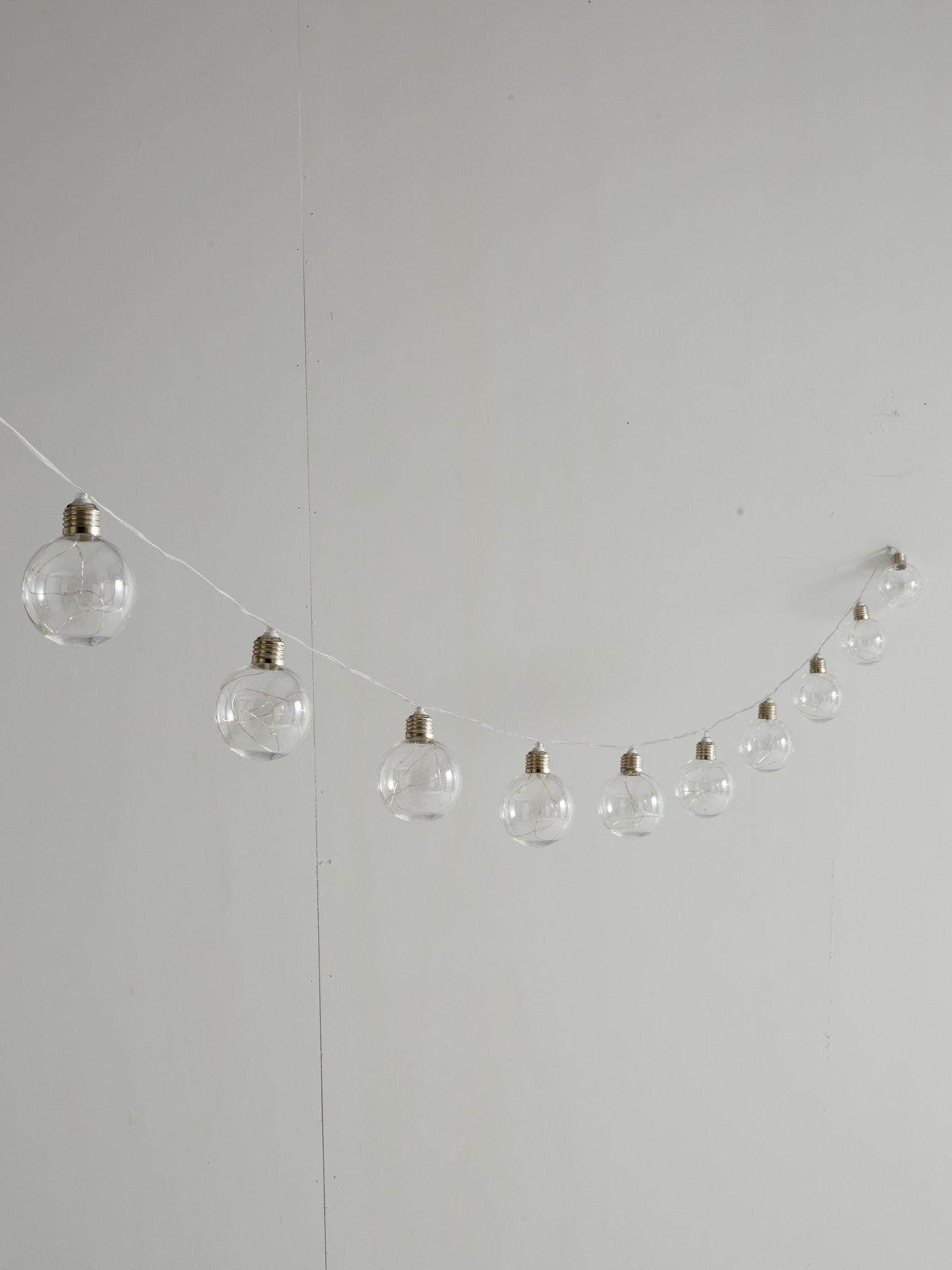 Image 3 of 4 of The Very Collection Battery-Operated Ball Garden&nbsp;String Lights&nbsp;- Warm
