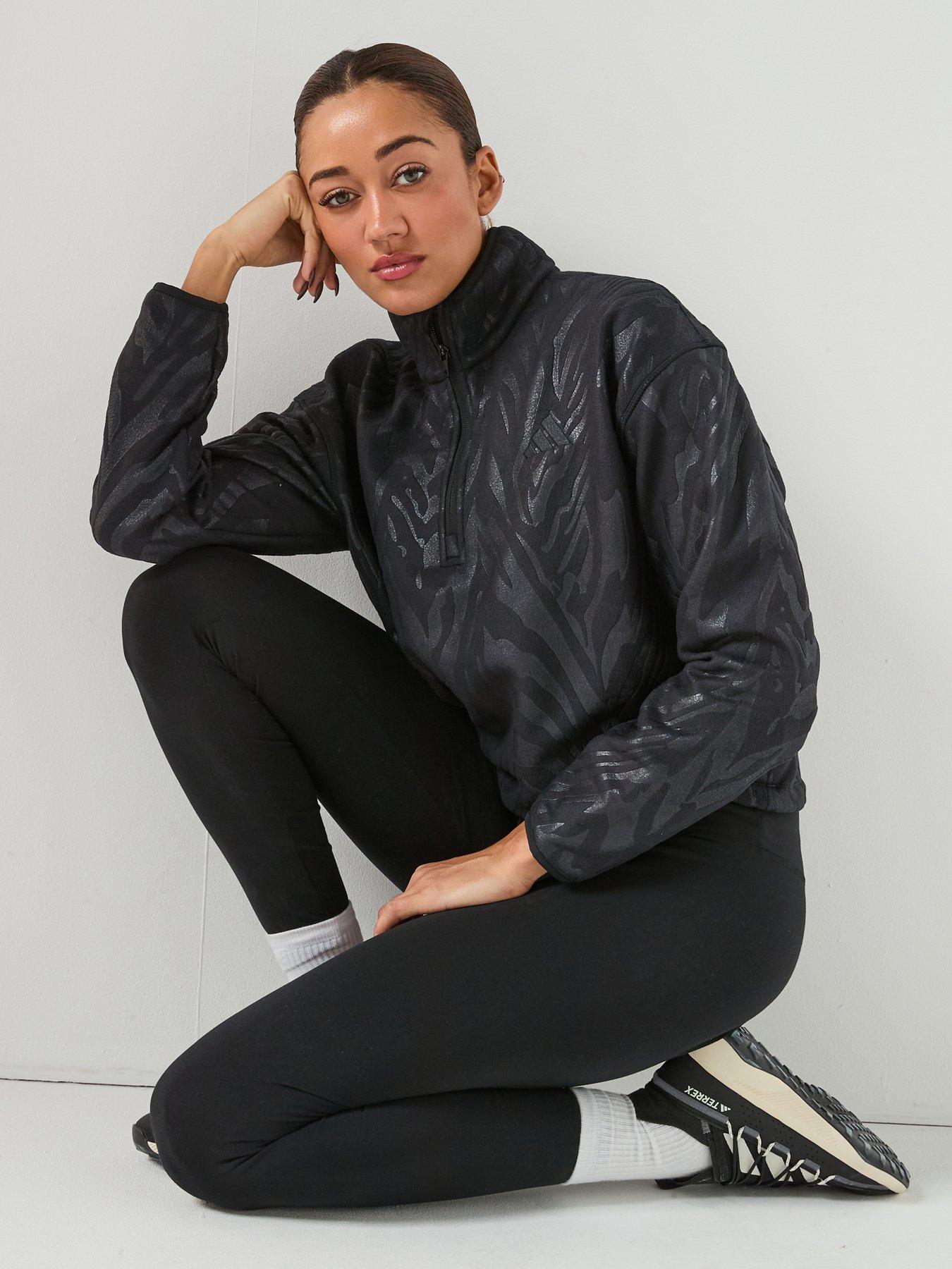 adidas-womens-training-printed-polarfleece-blackfront