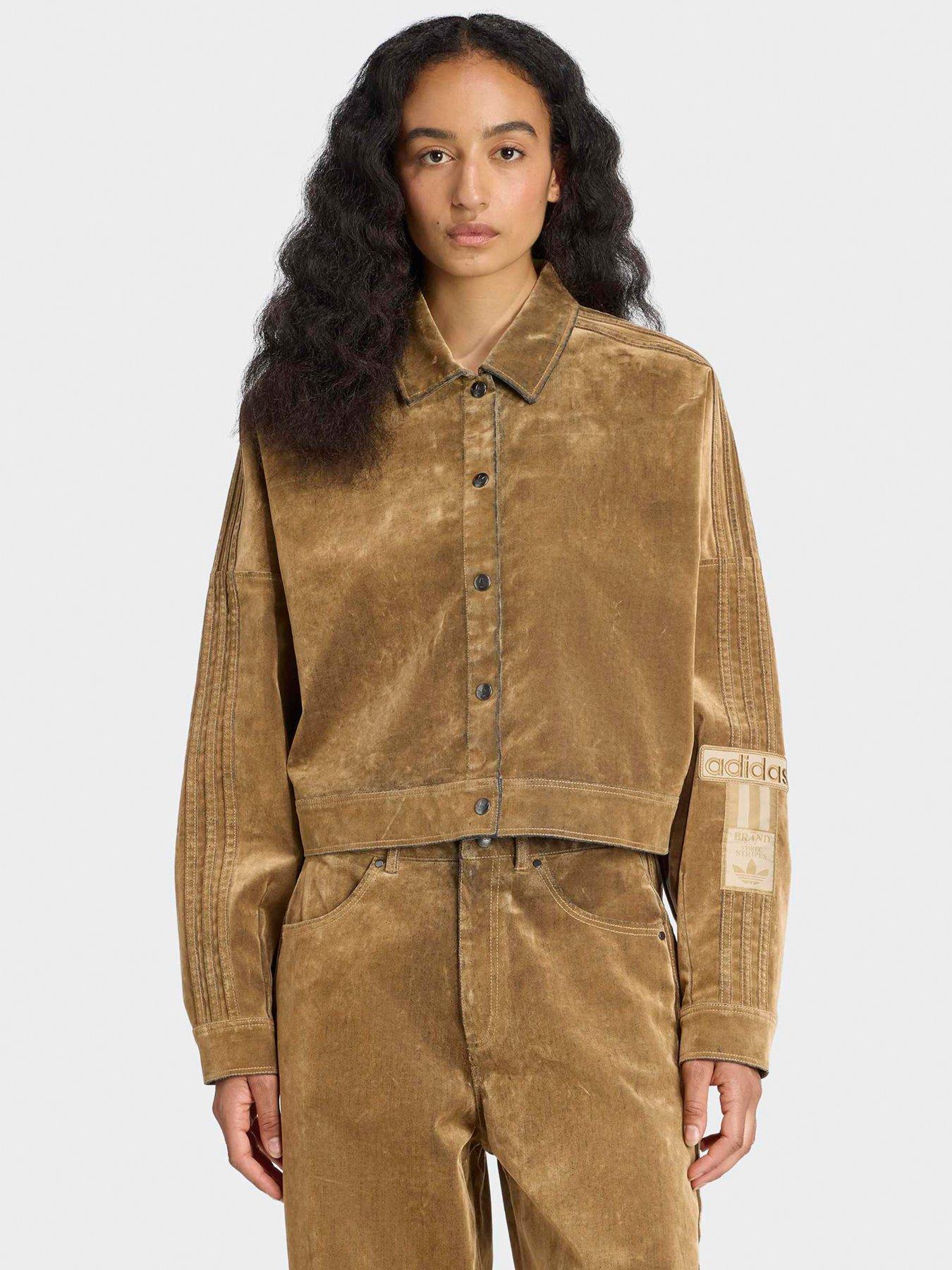 adidas-originals-womens-adibreak-brushed-twill-jacket-brown