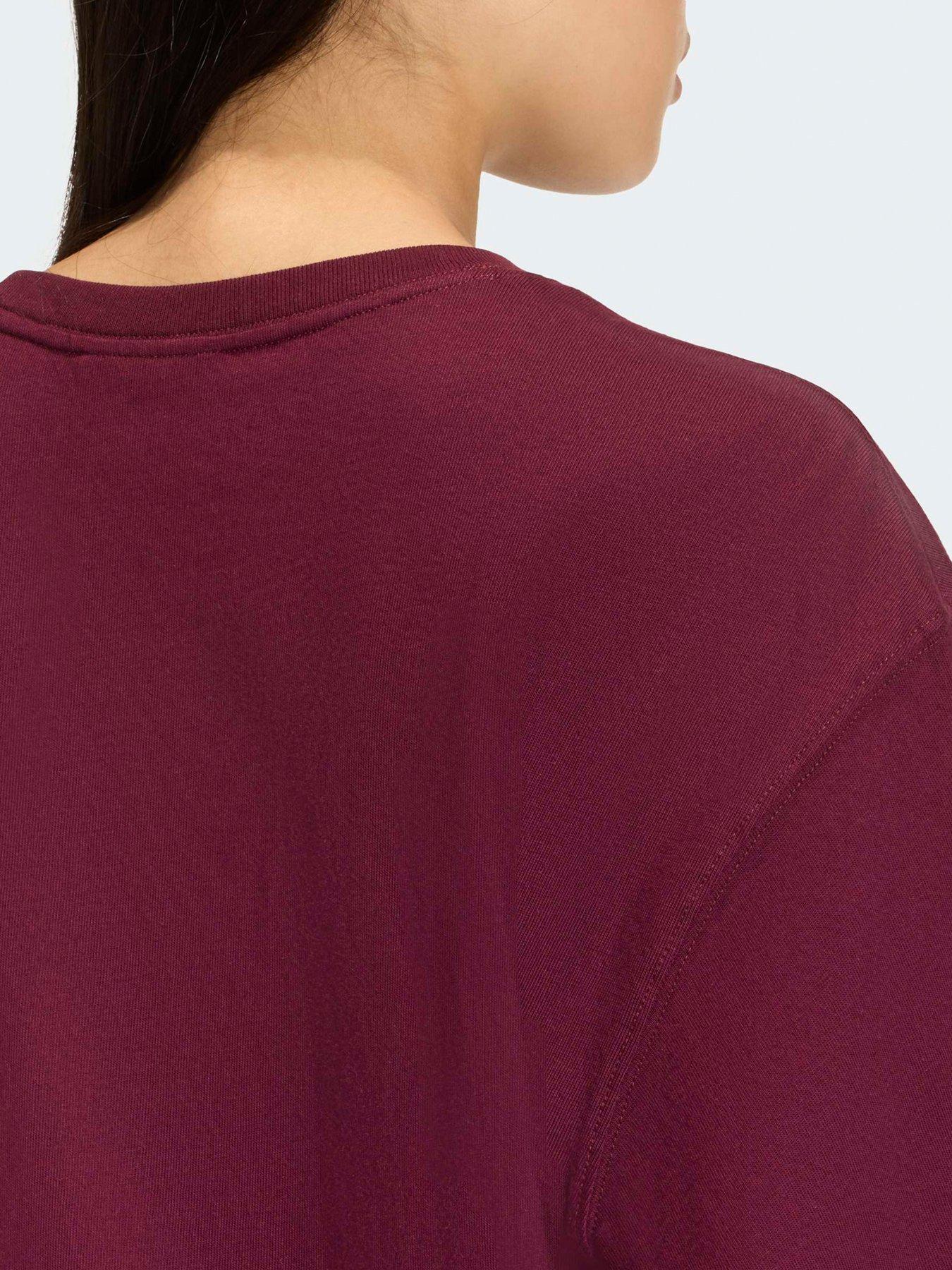 adidas-originals-womens-trefoil-essentials-boyfriend-t-shirt-dark-reddetail