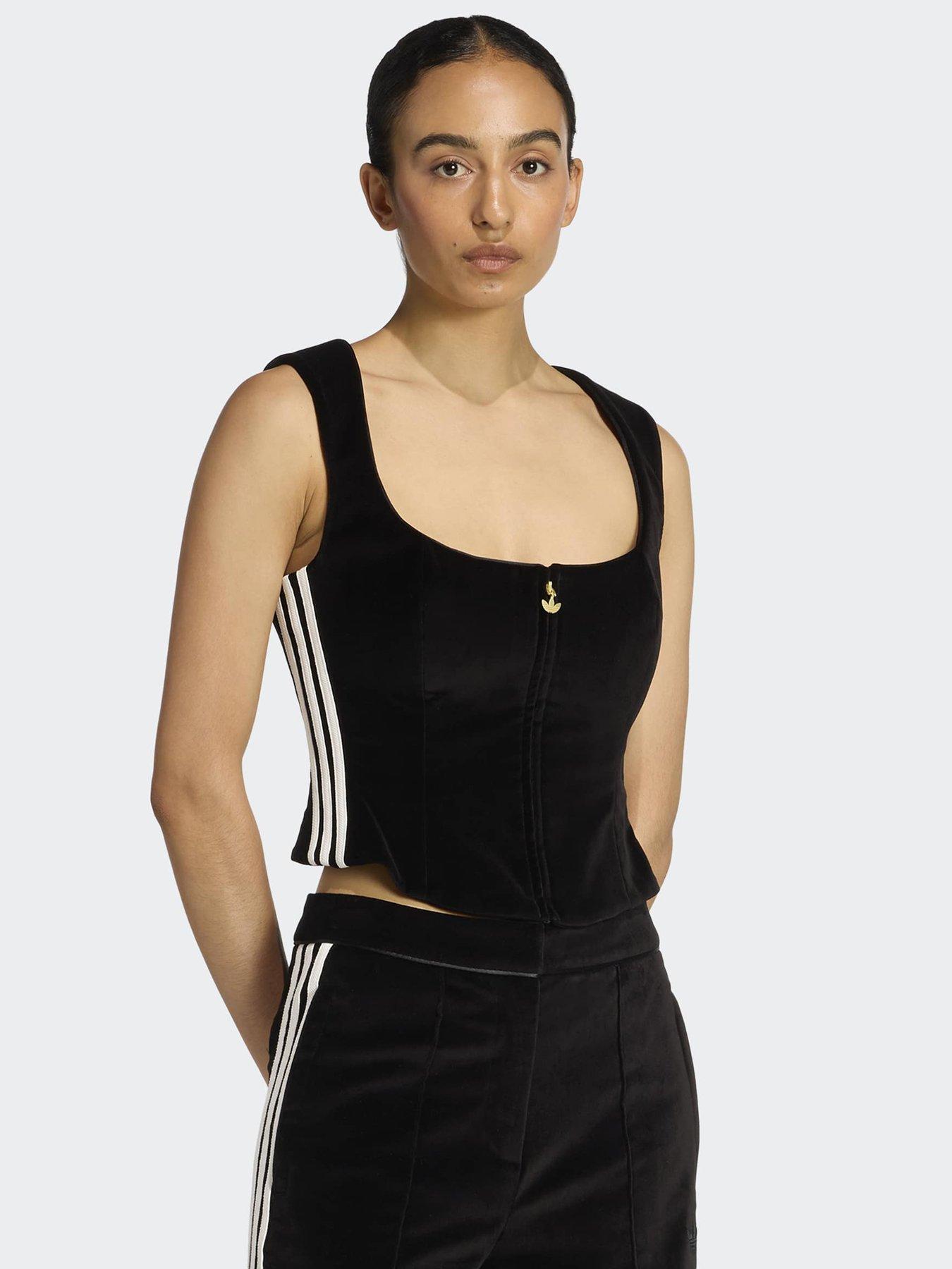 adidas Originals Womens Velevet Corset - Black