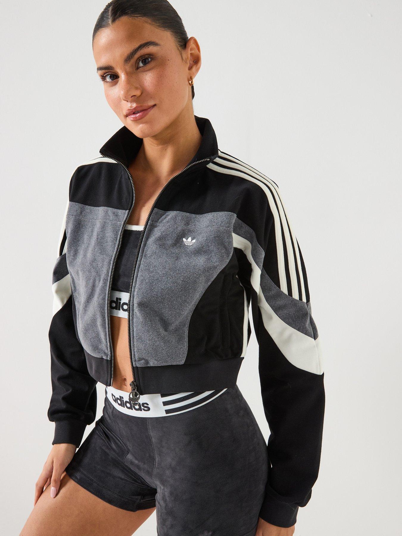 Image 1 of 5 of adidas Originals Womens Blocking Tracksuit Top - Black