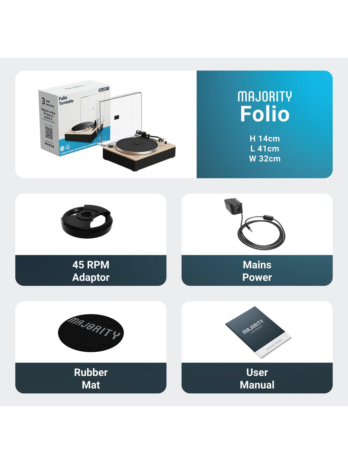 Image 7 of 7 of Majority Folio Turntable All In One