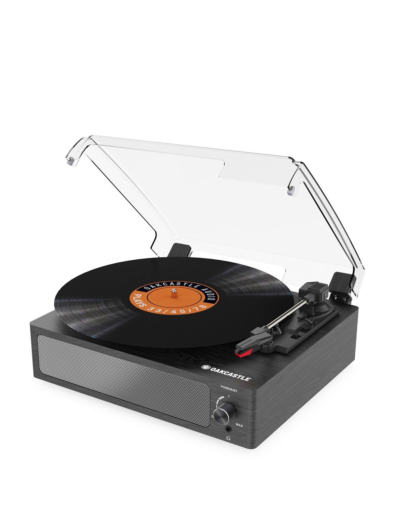 Image 1 of 7 of Oakcastle TT100 Record Player - Black