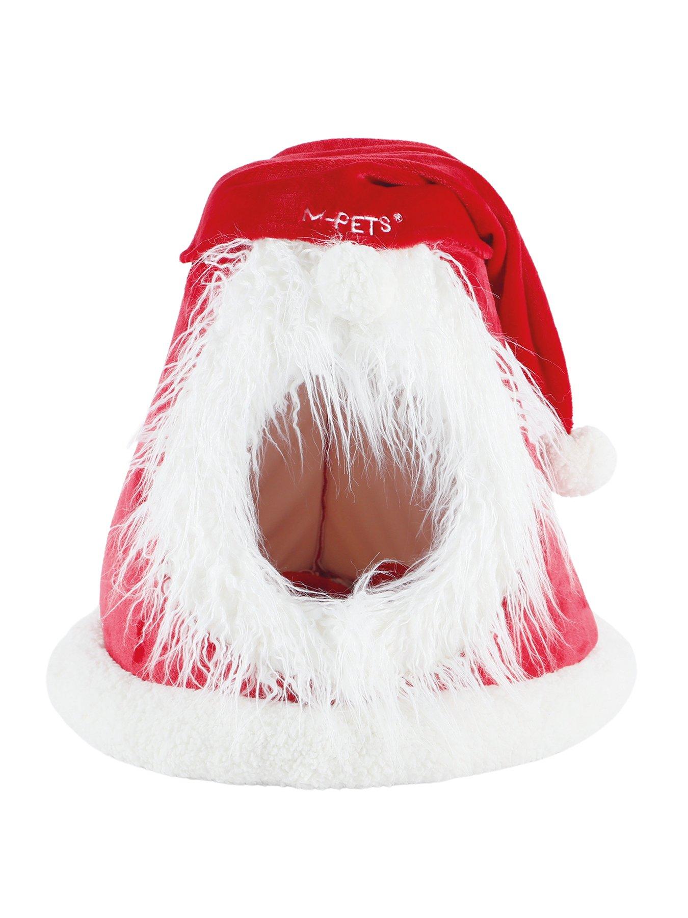 Pet Brands Christmas Cat Cushion/Bed Red Festive Hat