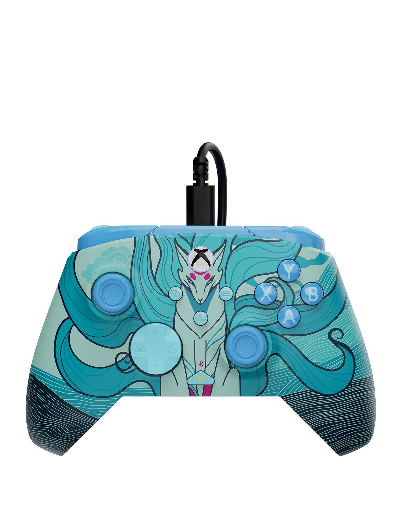 Turtle Beach Rematch Advanced Wired Gaming Controller for Xbox · Blue Kitsune Everglow