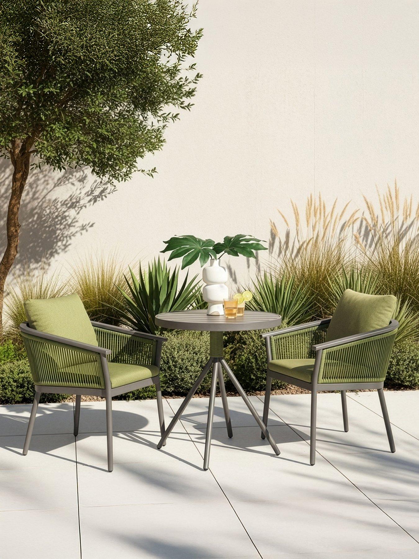 Image 1 of 7 of The Very Collection Verde Bistro Set