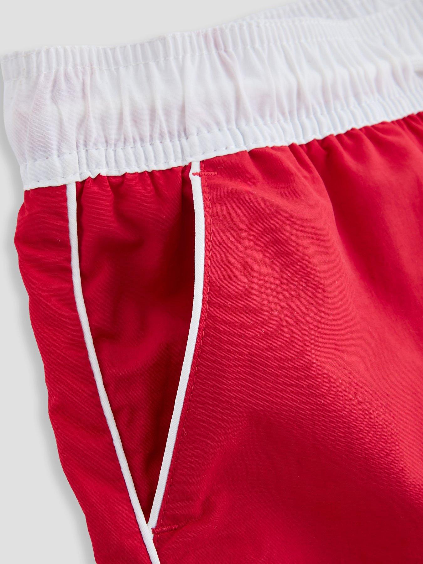 Image 4 of 4 of The Very Collection Boys Swim Shorts - Red