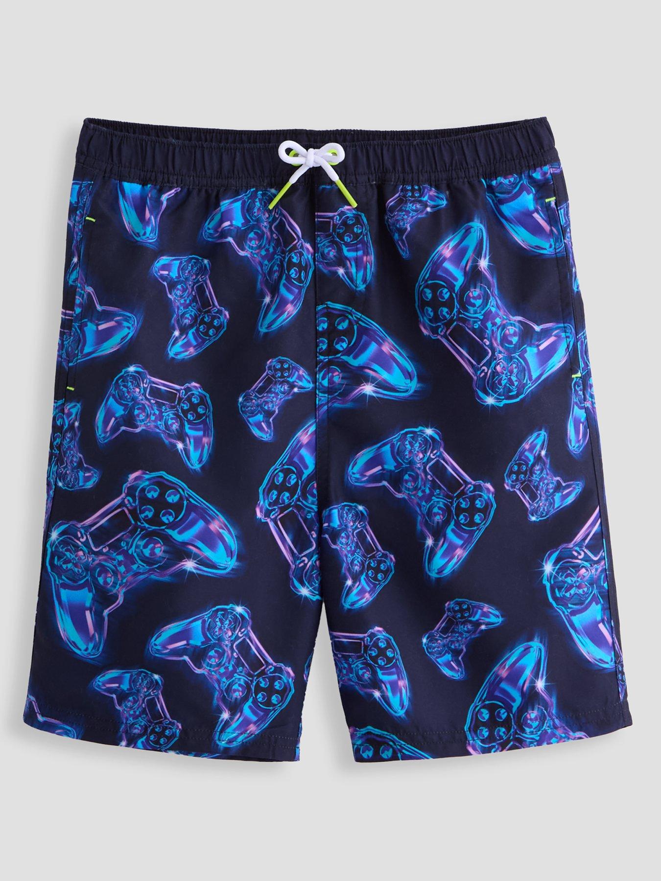Image 1 of 4 of The Very Collection Boys Gaming Swim Shorts
