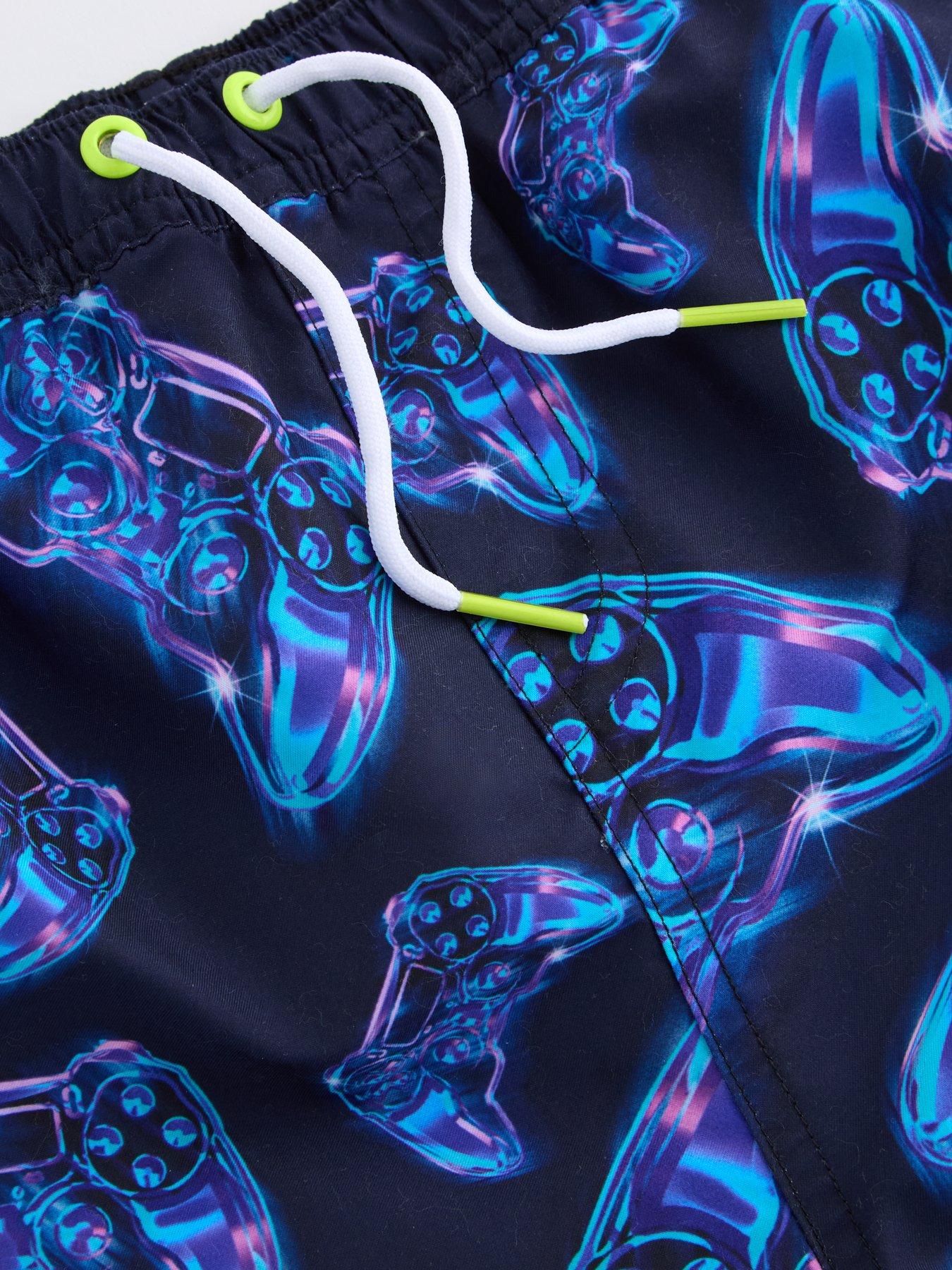 Image 3 of 4 of The Very Collection Boys Gaming Swim Shorts