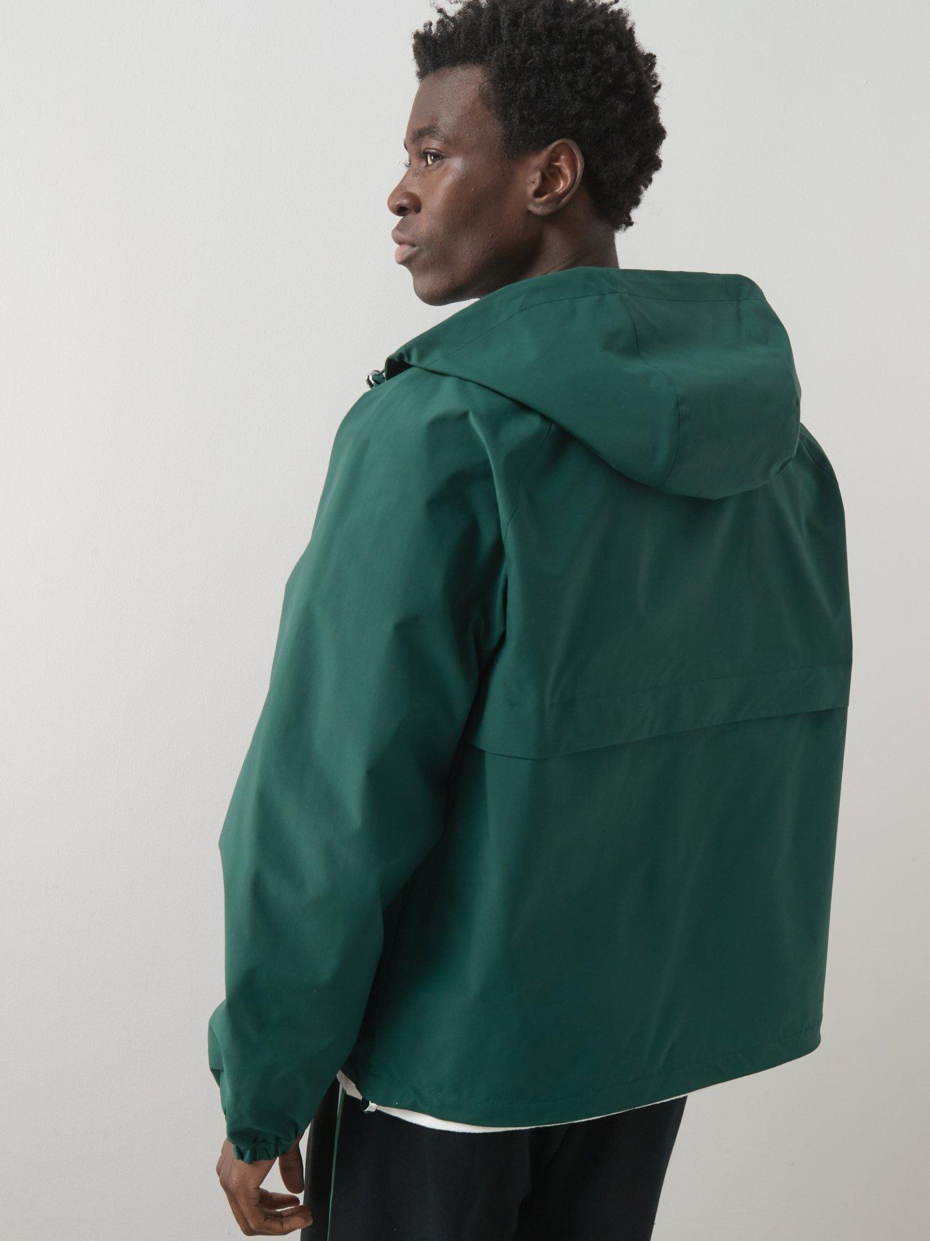 the-very-collection-shower-resistant-double-pocket-rain-coat-greenstillFront