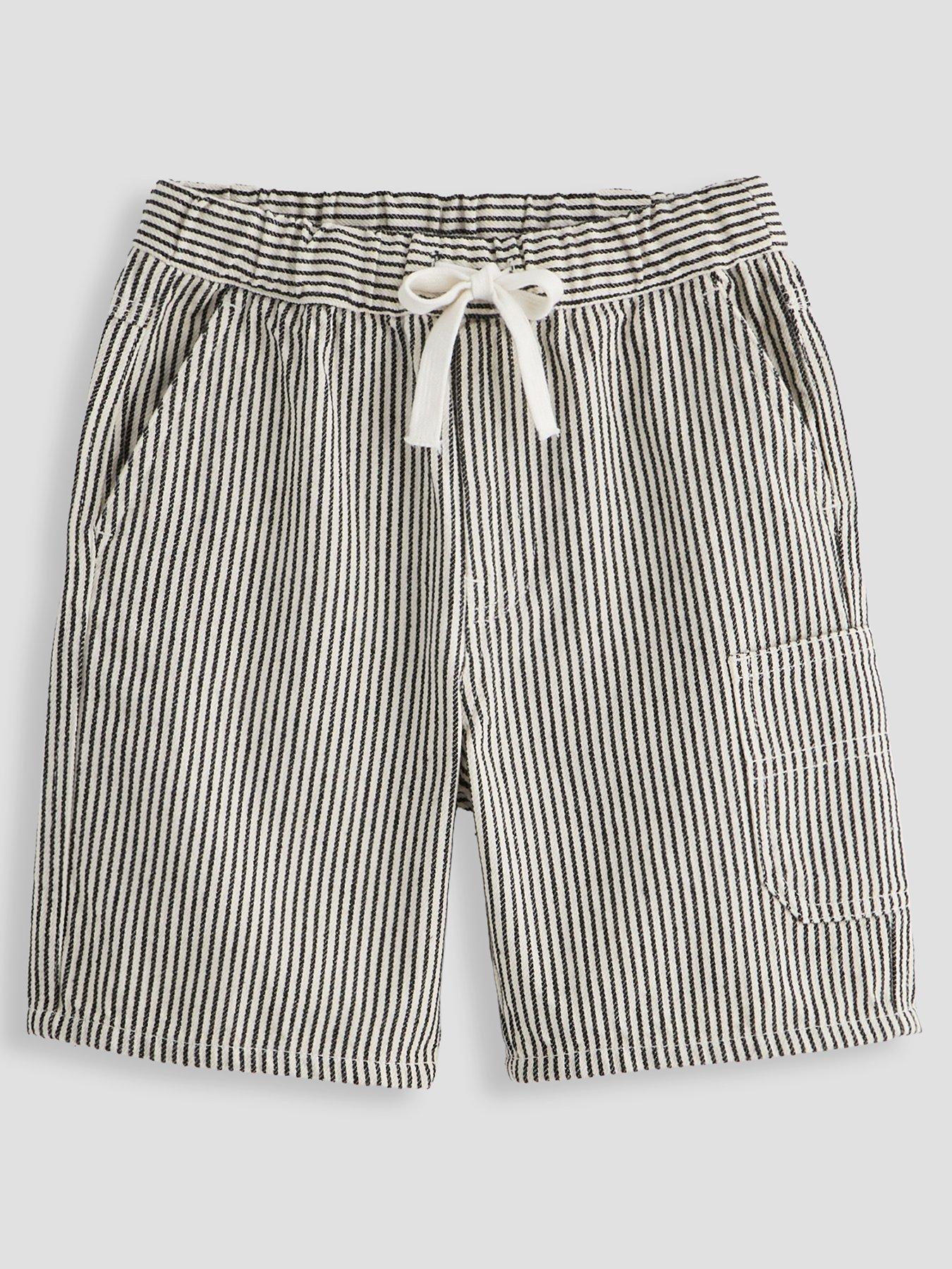 The Very Collection Boys Stripe Pocket Detail Woven Shorts - Multi