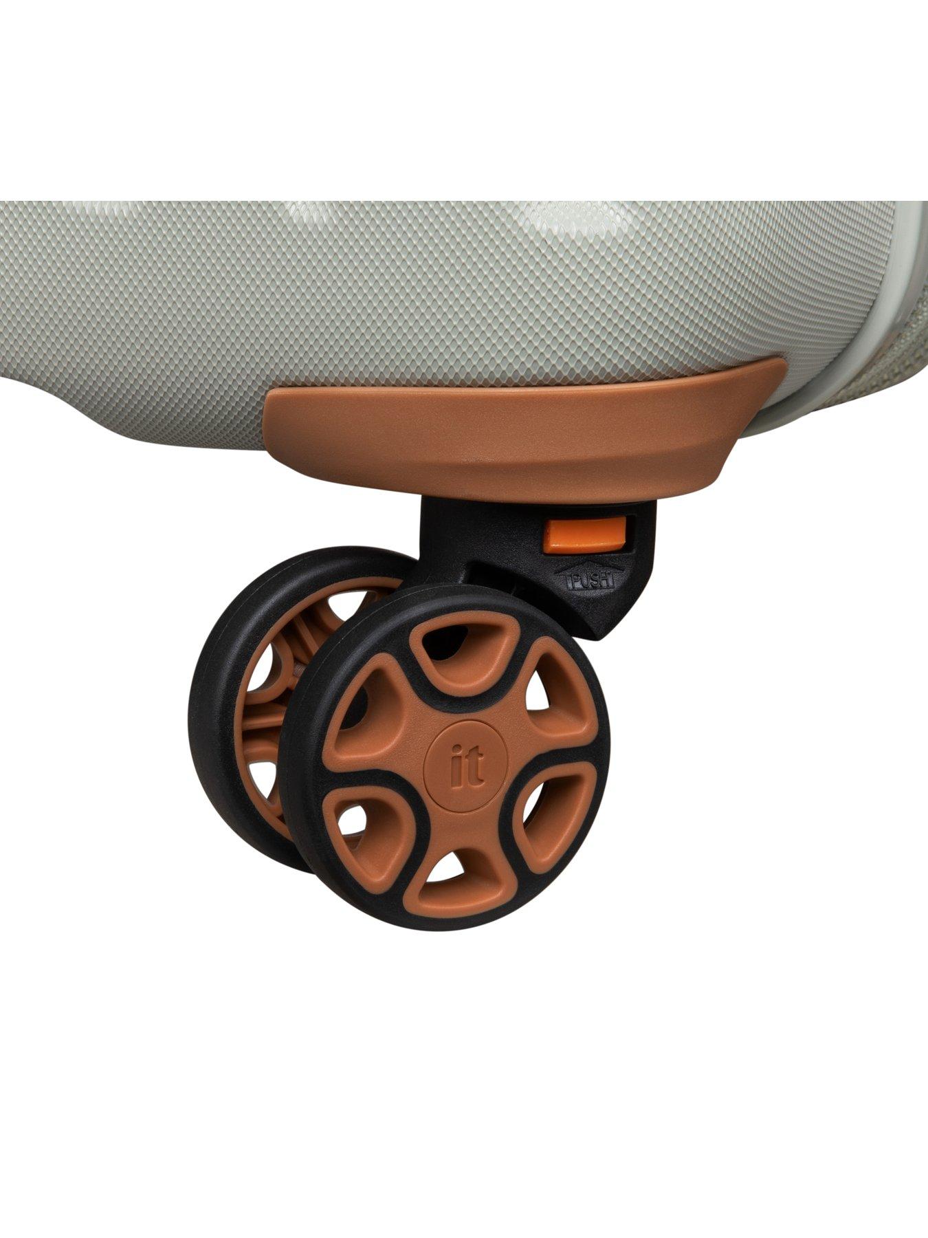 Image 5 of 7 of it Luggage Convertible Abbey Stone XXL Suitcase with Removeable Wheels