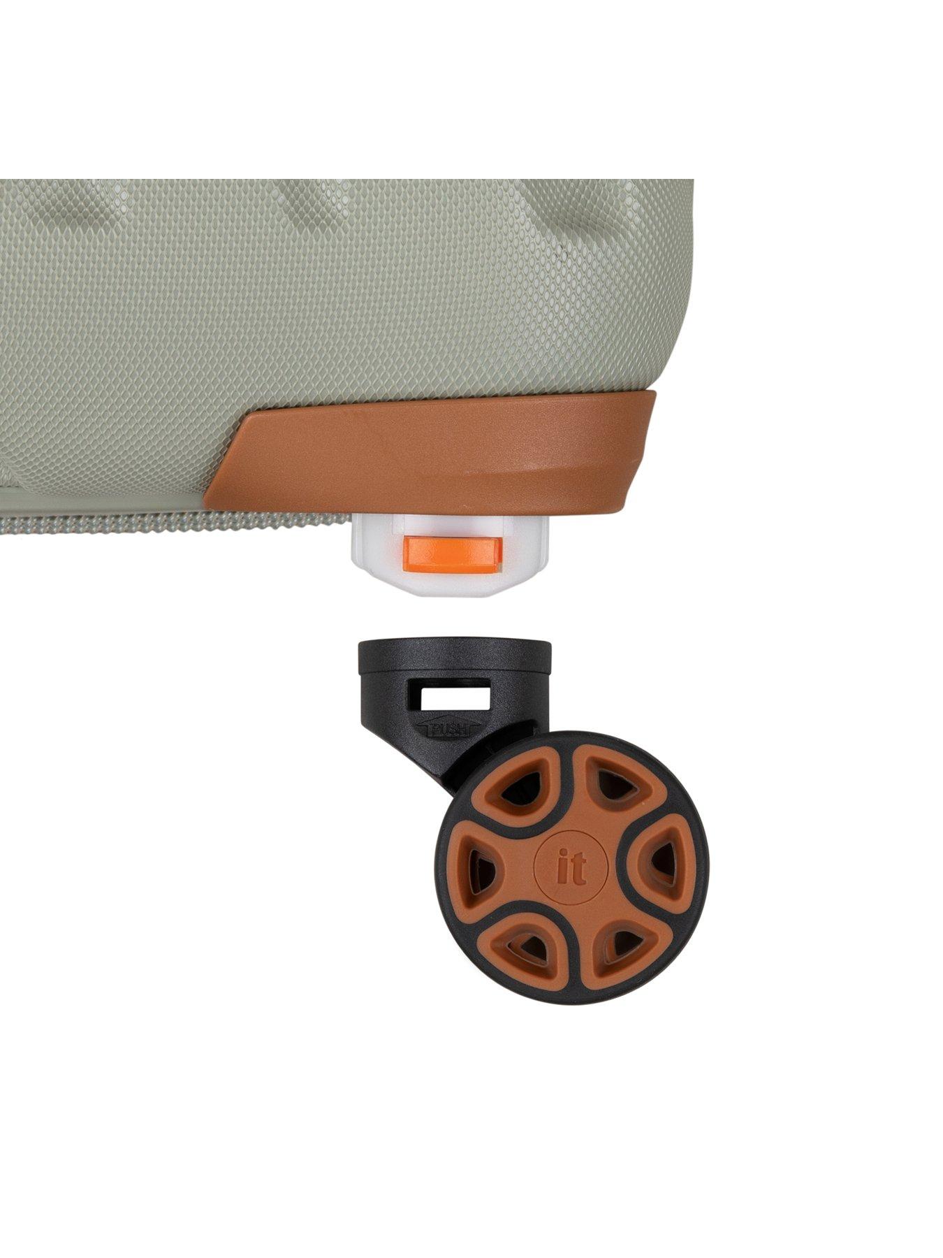 Image 6 of 7 of it Luggage Convertible Abbey Stone XXL Suitcase with Removeable Wheels
