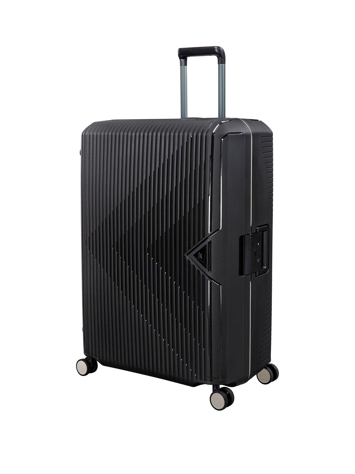 Image 1 of 7 of it Luggage Tenacious Black Large Suitcase