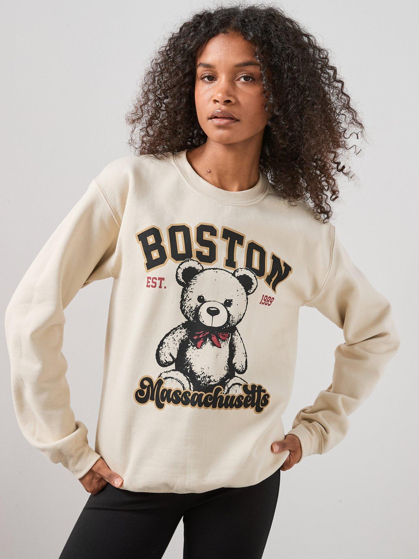 the-very-collection-boston-bear-graphic-sweatshirt-taupe