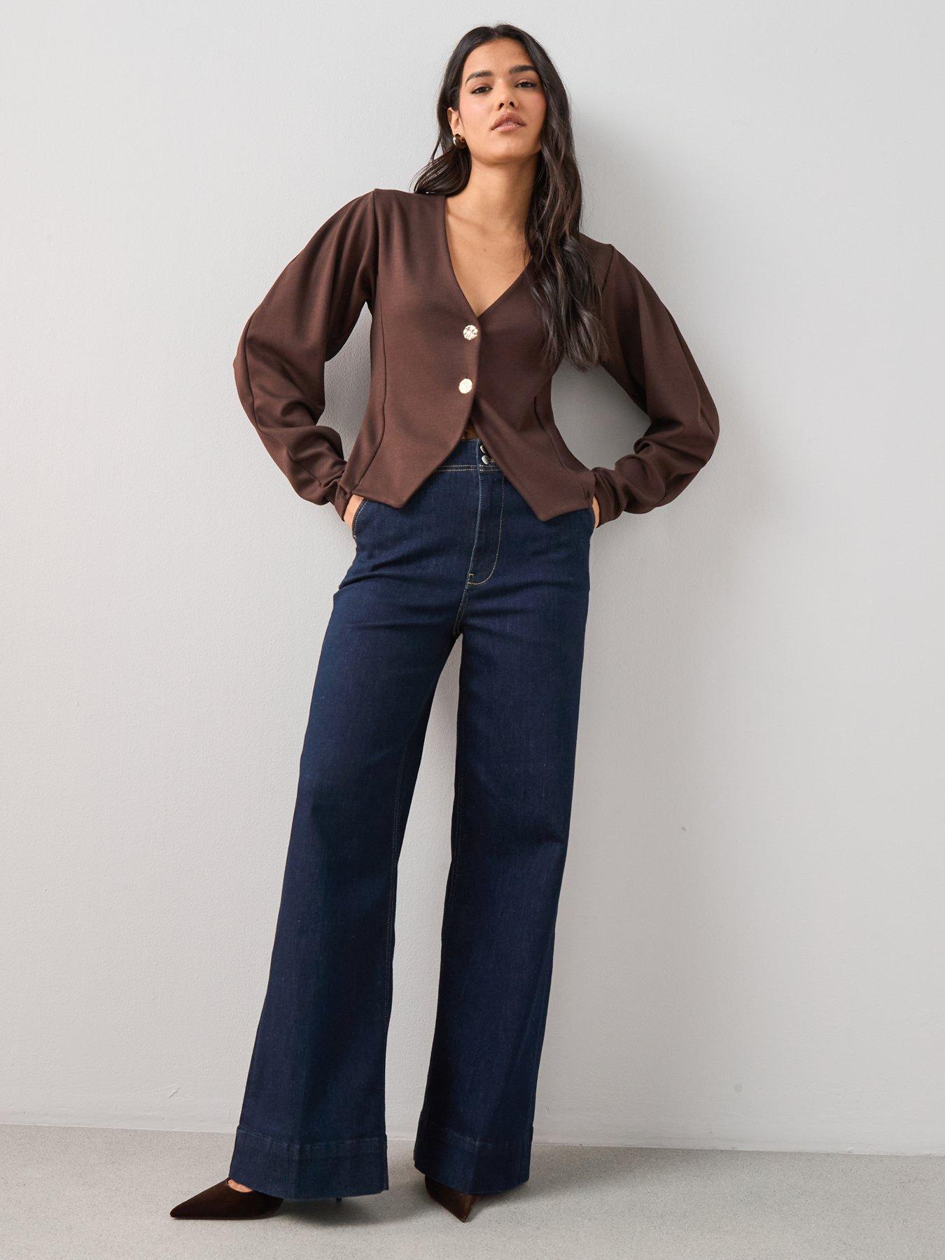 the-very-collection-long-sleeve-button-up-top-brownback