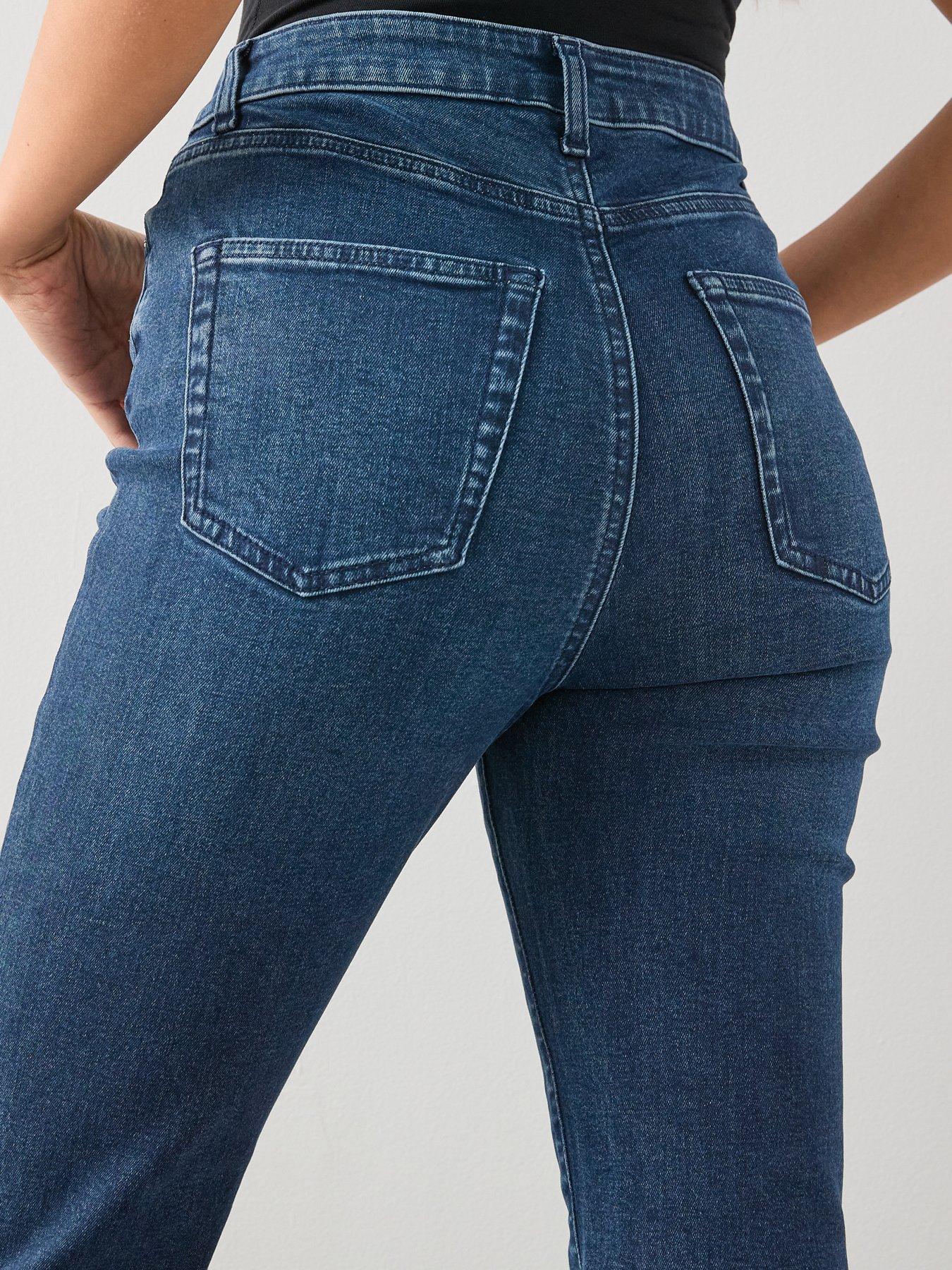Image 4 of 7 of The Very Collection Slim Flare Jeans - Dark Wash