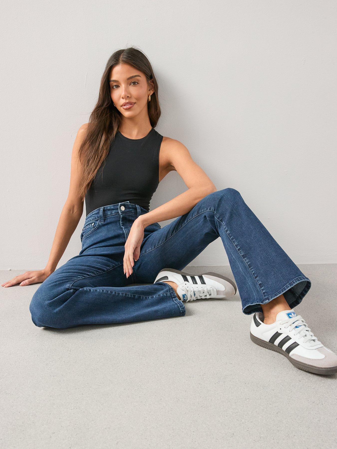 Image 5 of 7 of The Very Collection Slim Flare Jeans - Dark Wash