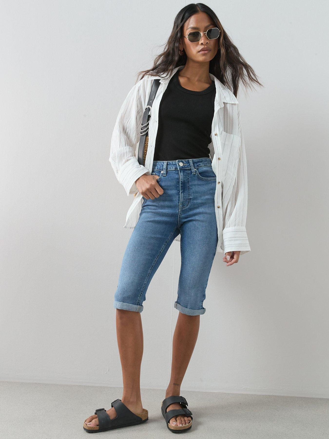 The Very Collection Sydney Denim Shorts - Mid Wash