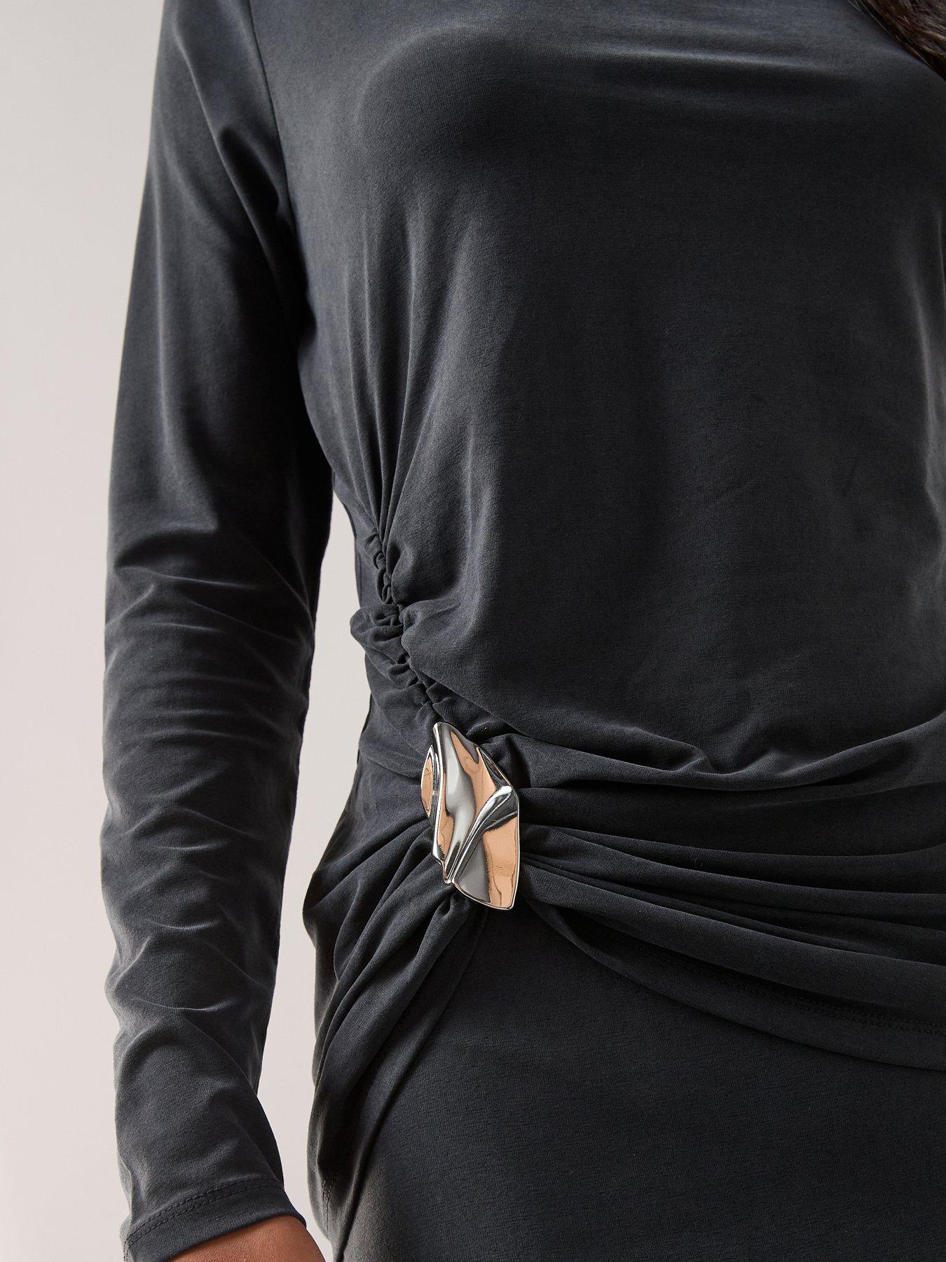 the-very-collection-longline-trim-detail-long-sleeve-roll-neck-co-ord-top-greyoutfit