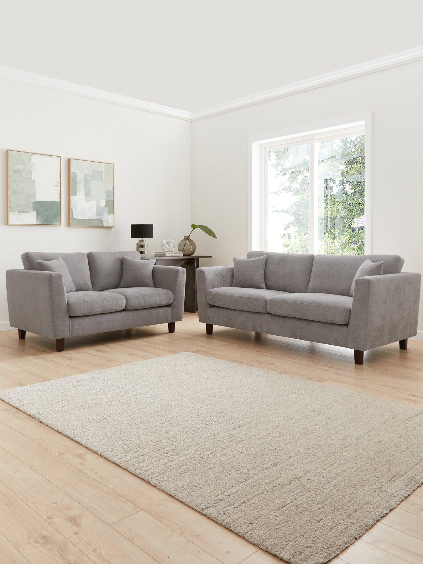 Very Home Cala Fabric 3 Seater + 2 Seater Sofa Set (Buy  &  SAVE!)
