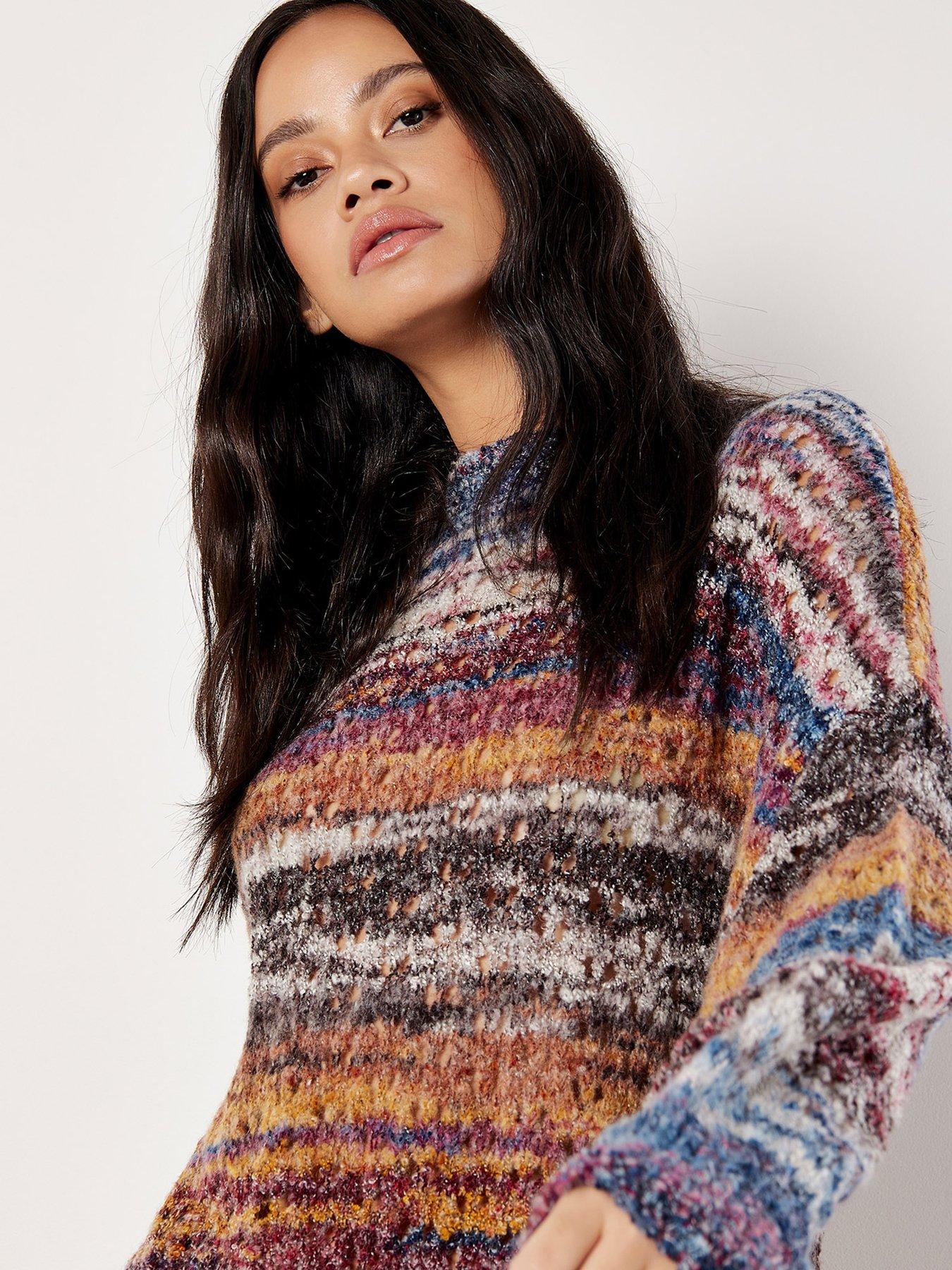 apricot-mix-yarn-distressed-boho-jumper-purpleoutfit