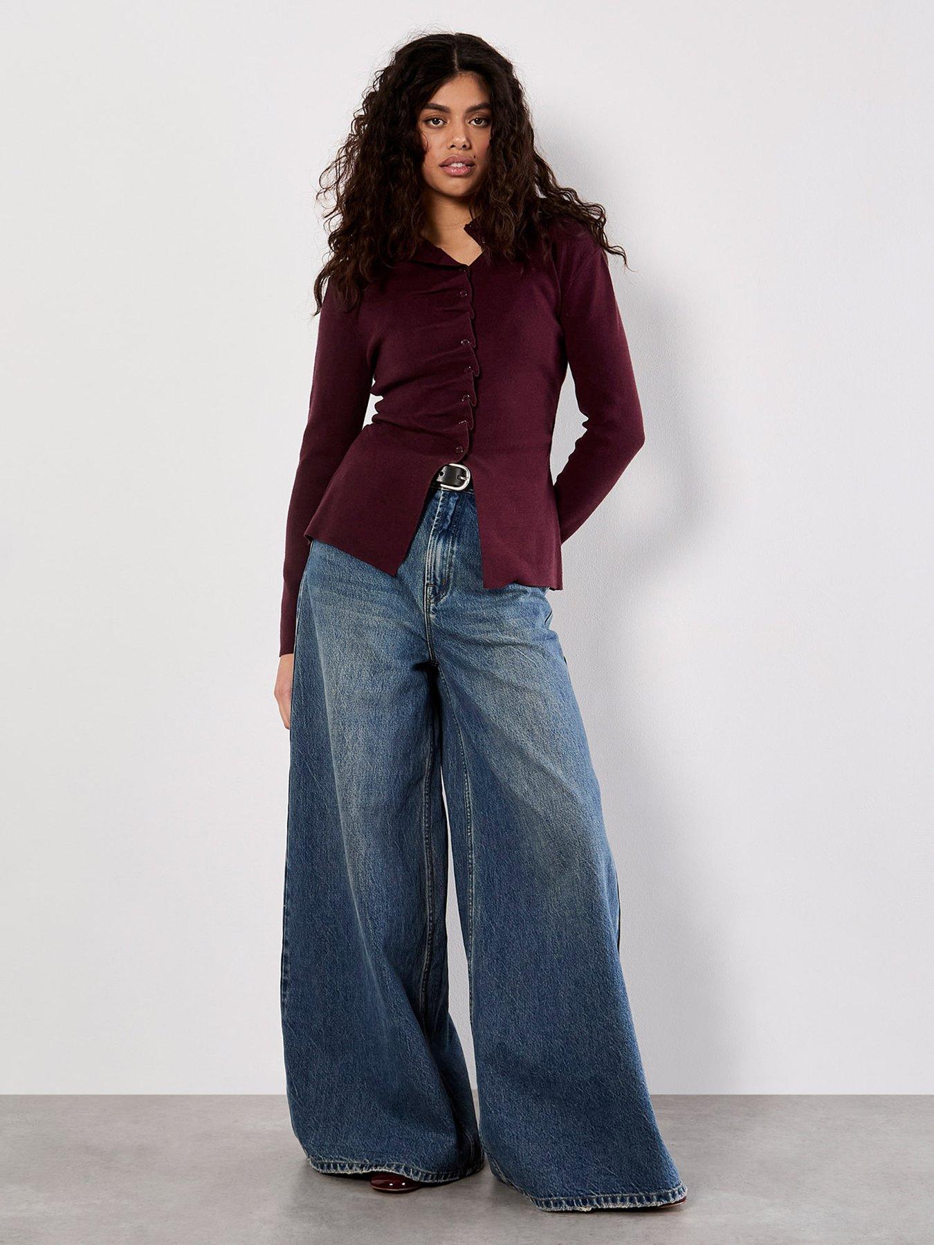 apricot-pleat-button-knit-top-redback