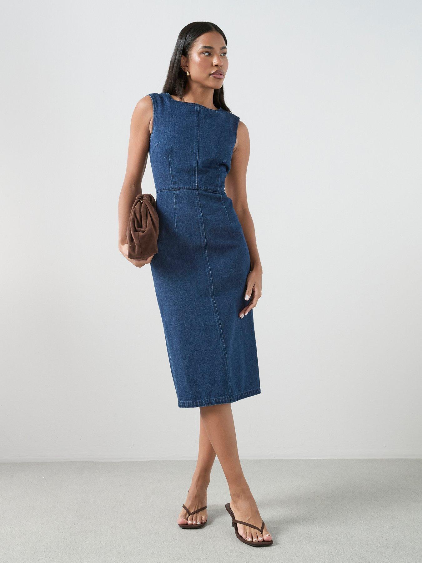 Womens Midi Knee Pencil Dresses | Very IE