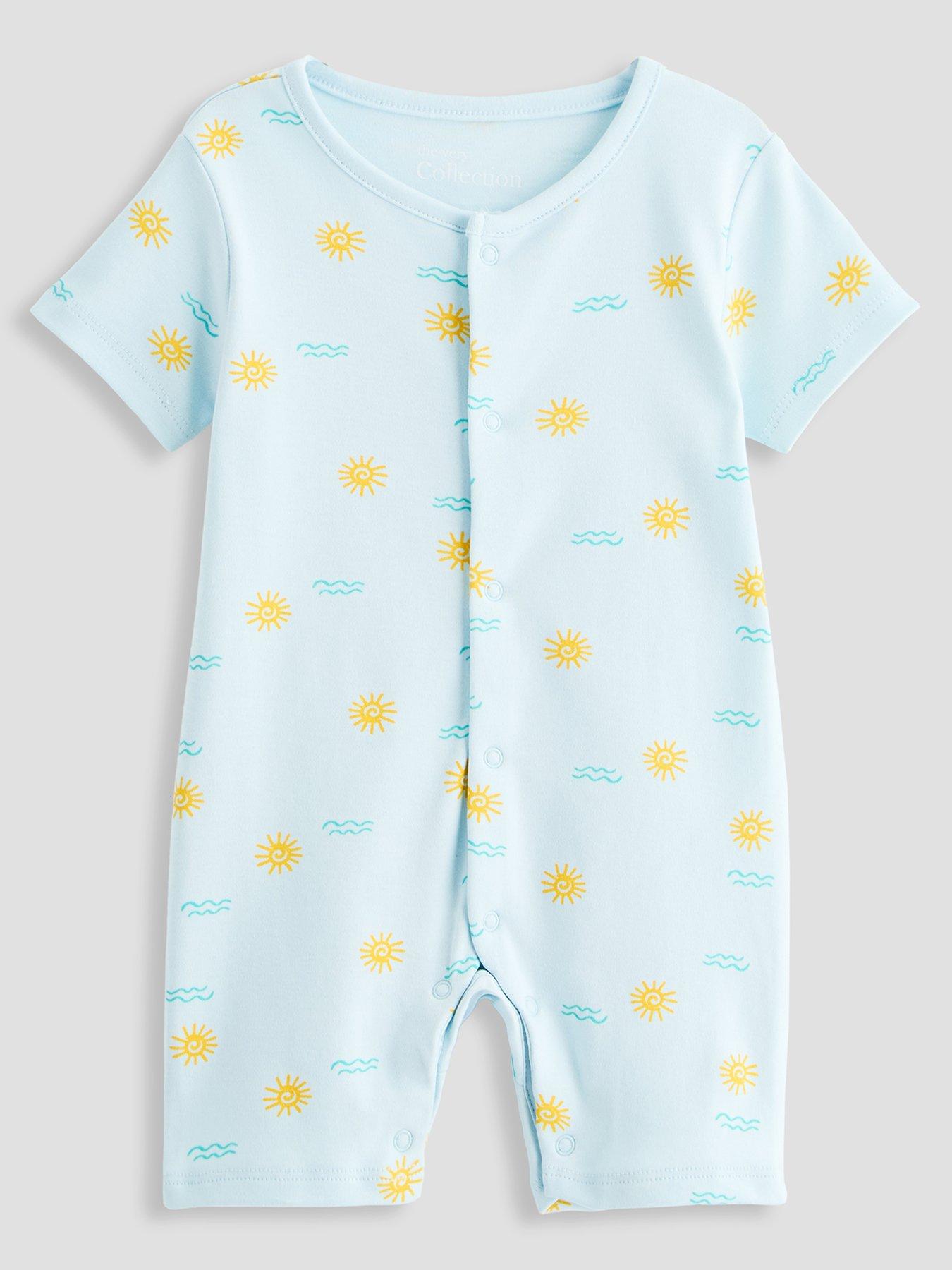 Image 2 of 5 of The Very Collection 3 Pack Summer Rompersuits
