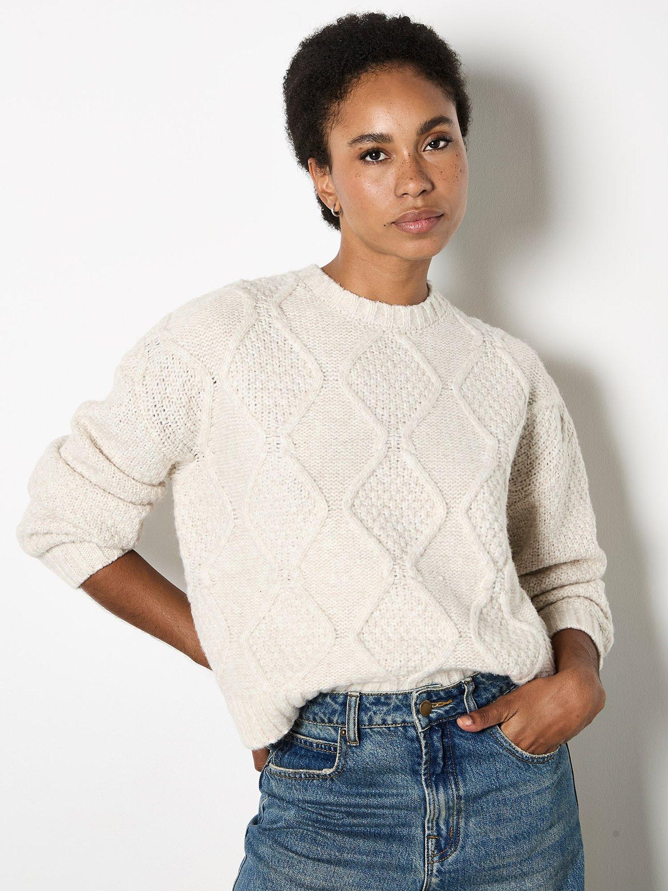 apricot-cable-front-chunky-crop-jumper-grey