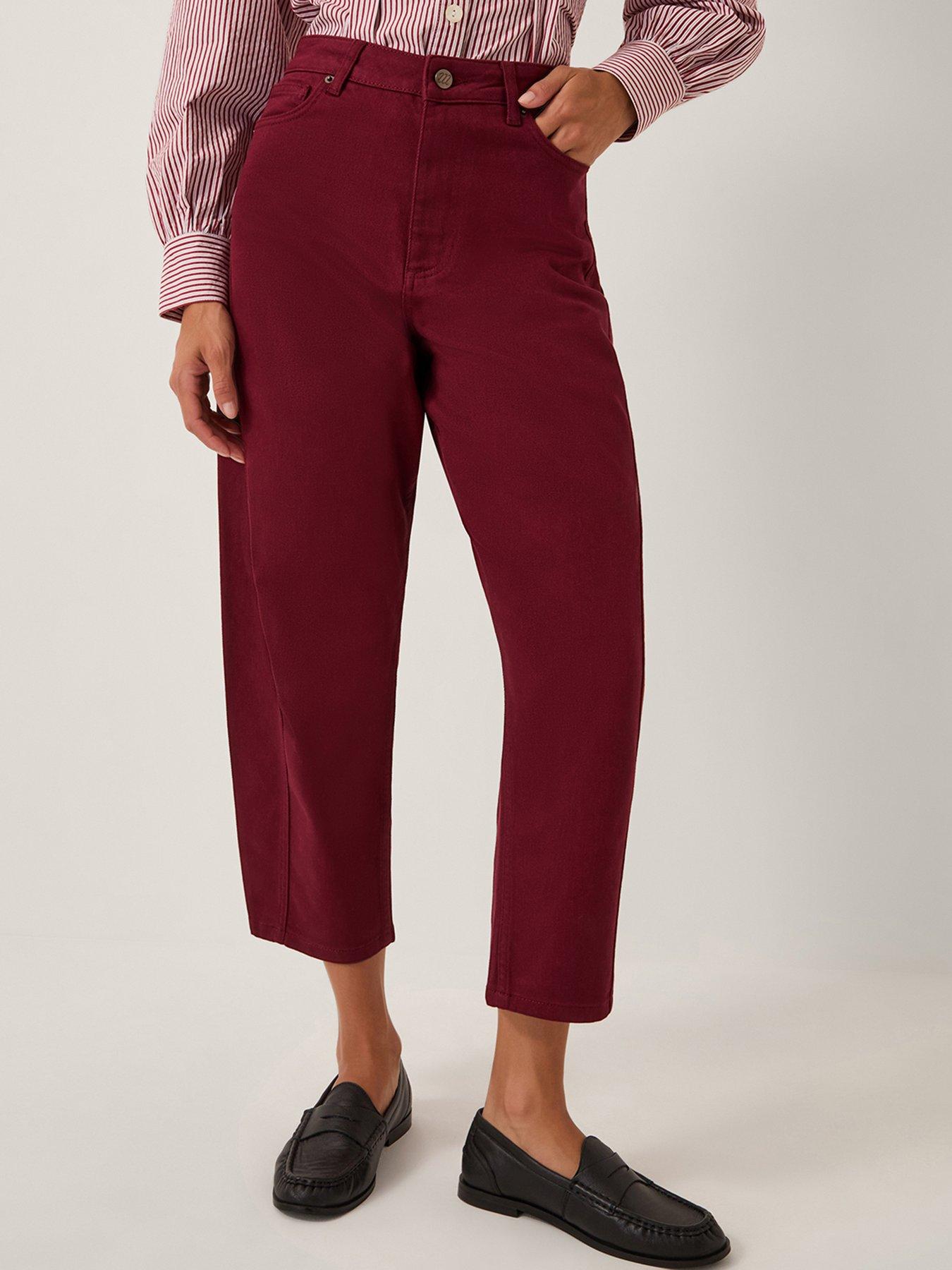 monsoon-leah-barrel-jean-red