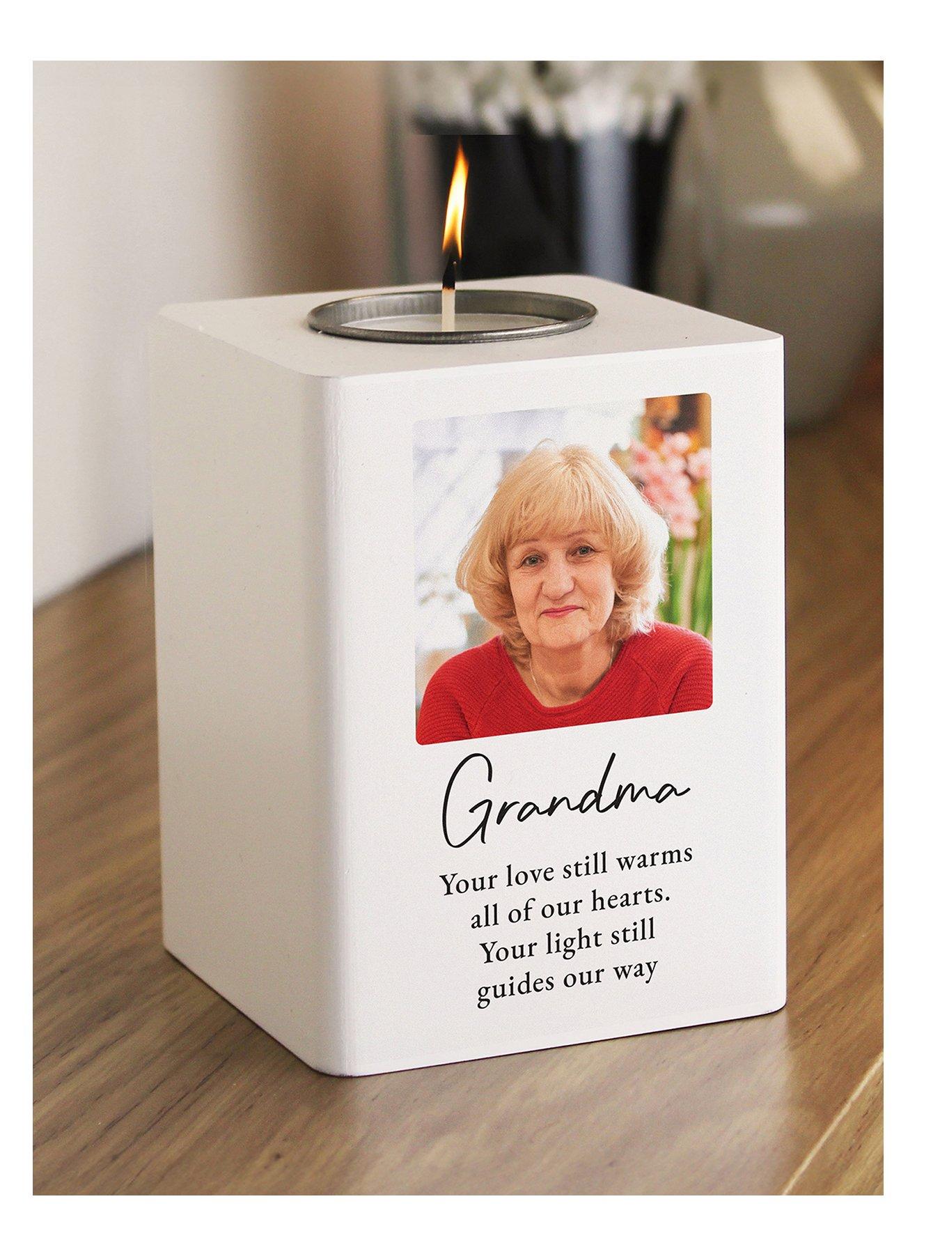The Personalised Memento Company Personalised Photo Upload Tealight Holder