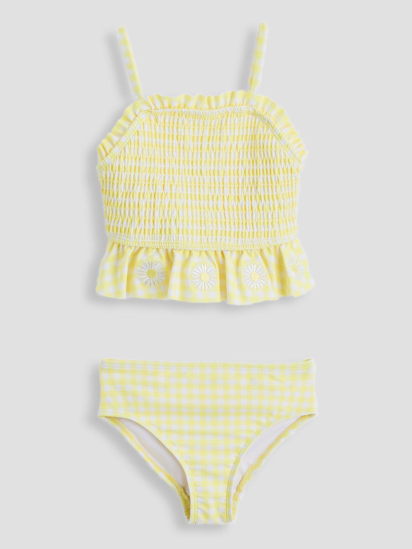 the-very-collection-gingham-daisy-2-piece-swim-set-yellowfront