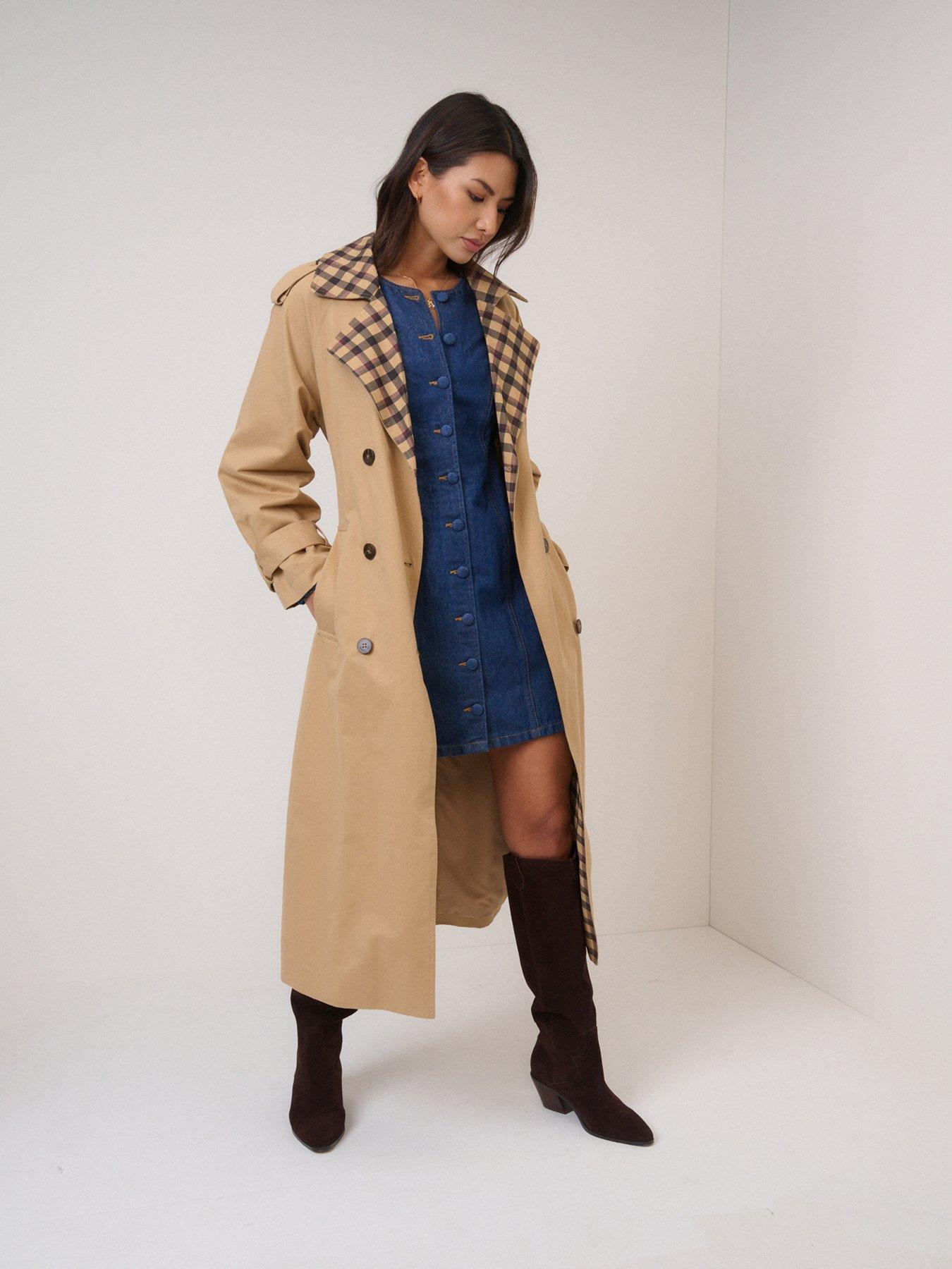 Image 5 of 5 of Nobodys Child Denim Shift Mini Dress - Blue
