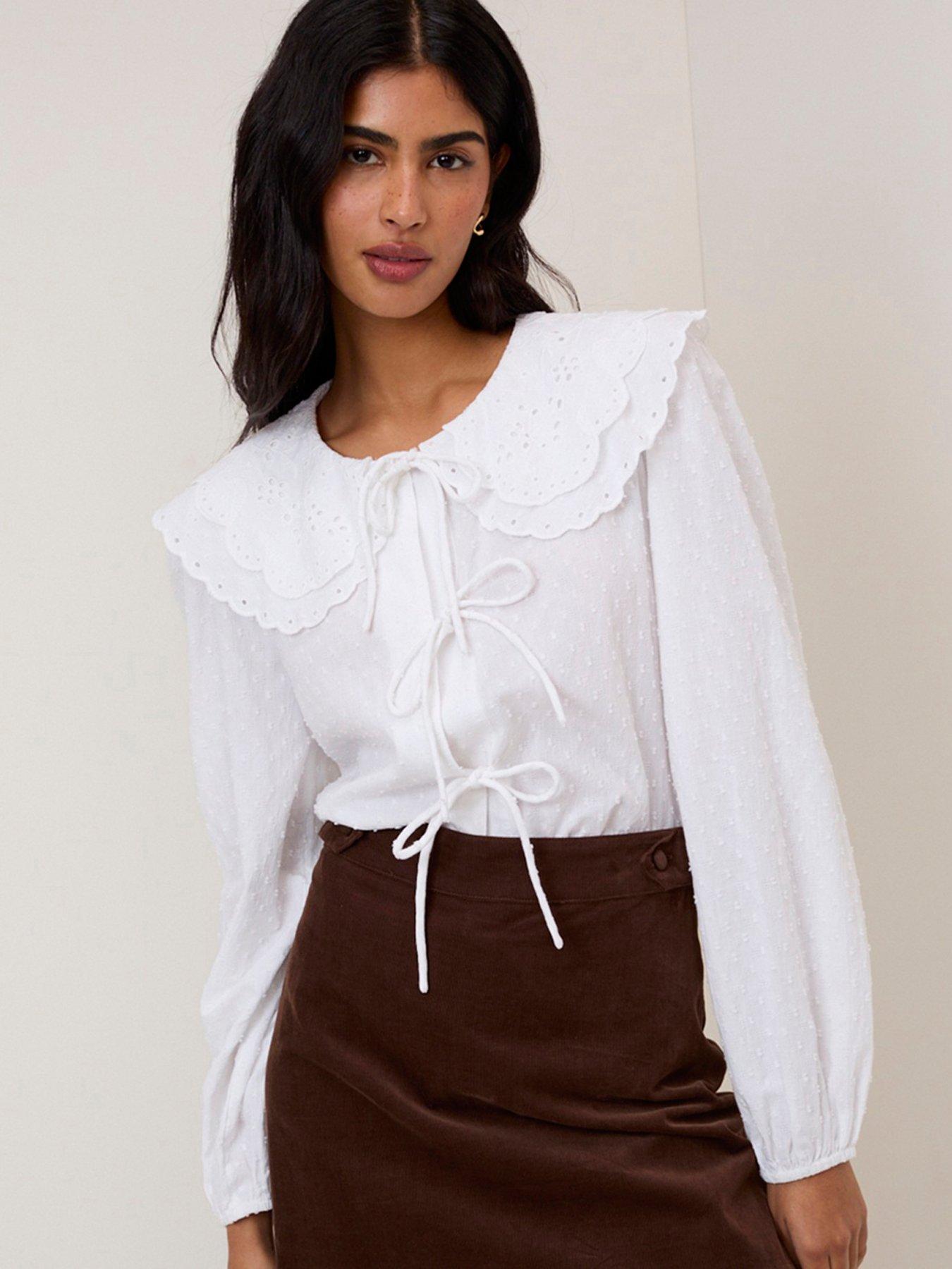 nobodys-child-jolie-oversized-collar-blouse-whitefront