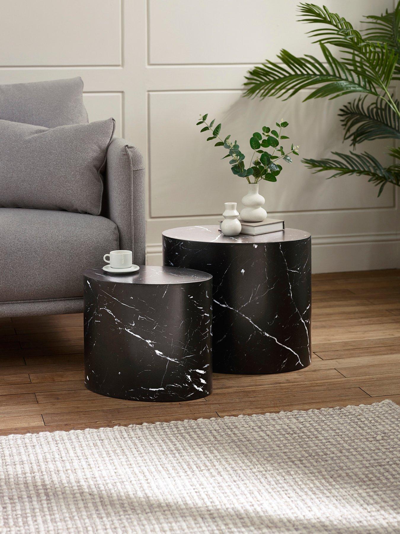 julian-bowen-toba-nest-of-2-black-marble-effect-tables
