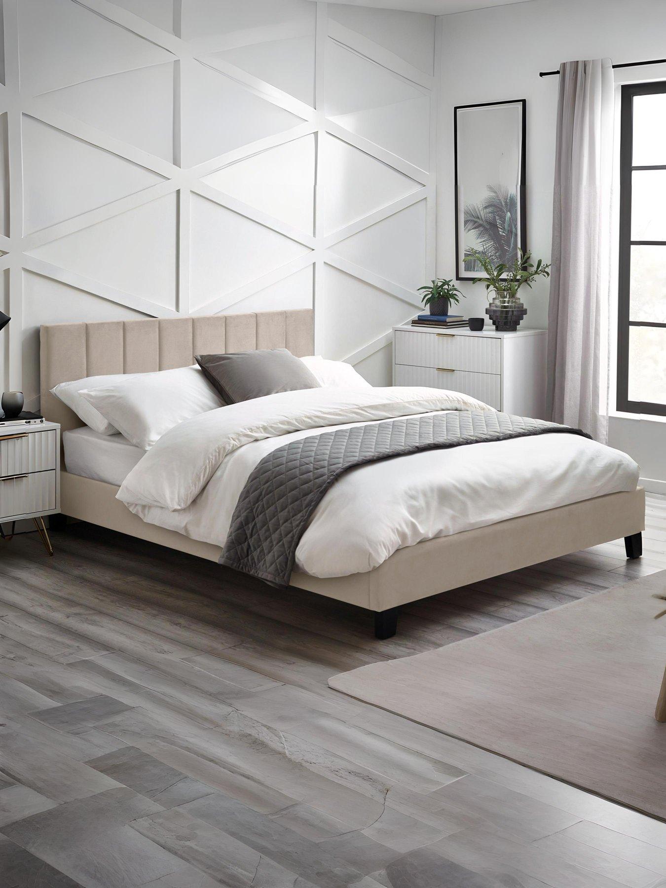 Julian Bowen Rosa Velvet Bed Frame