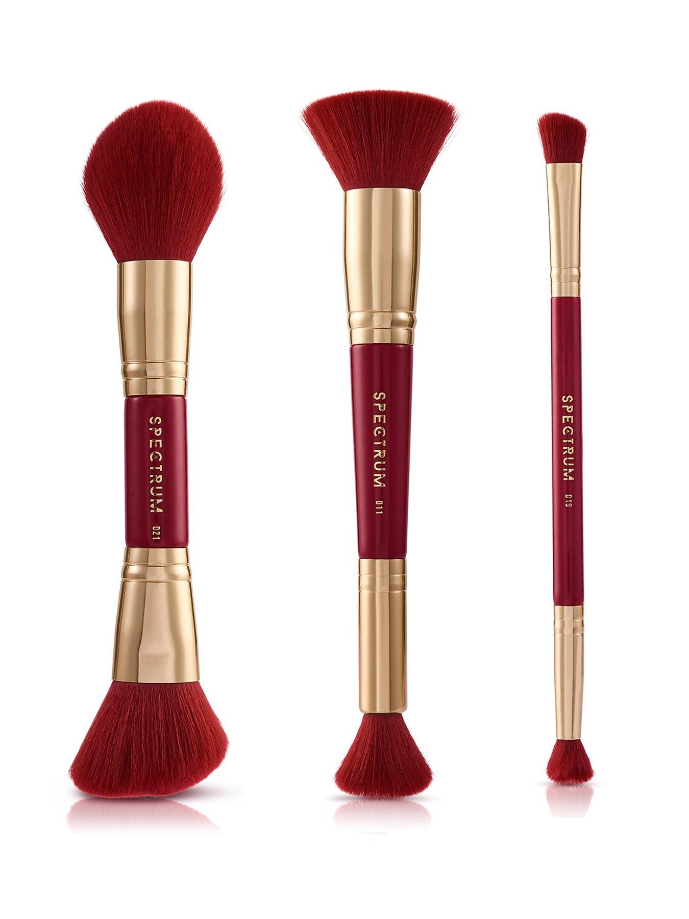 Image 2 of 2 of Spectrum Very Cherry 3 Piece Dual-end Makeup Brush Set