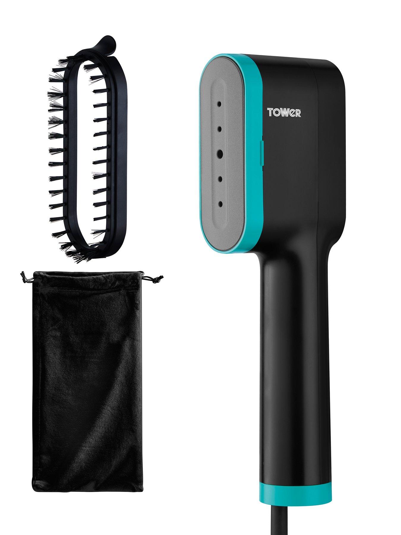 Tower T22038TL Ceraglide Handheld Garment Steamer - Black & Teal