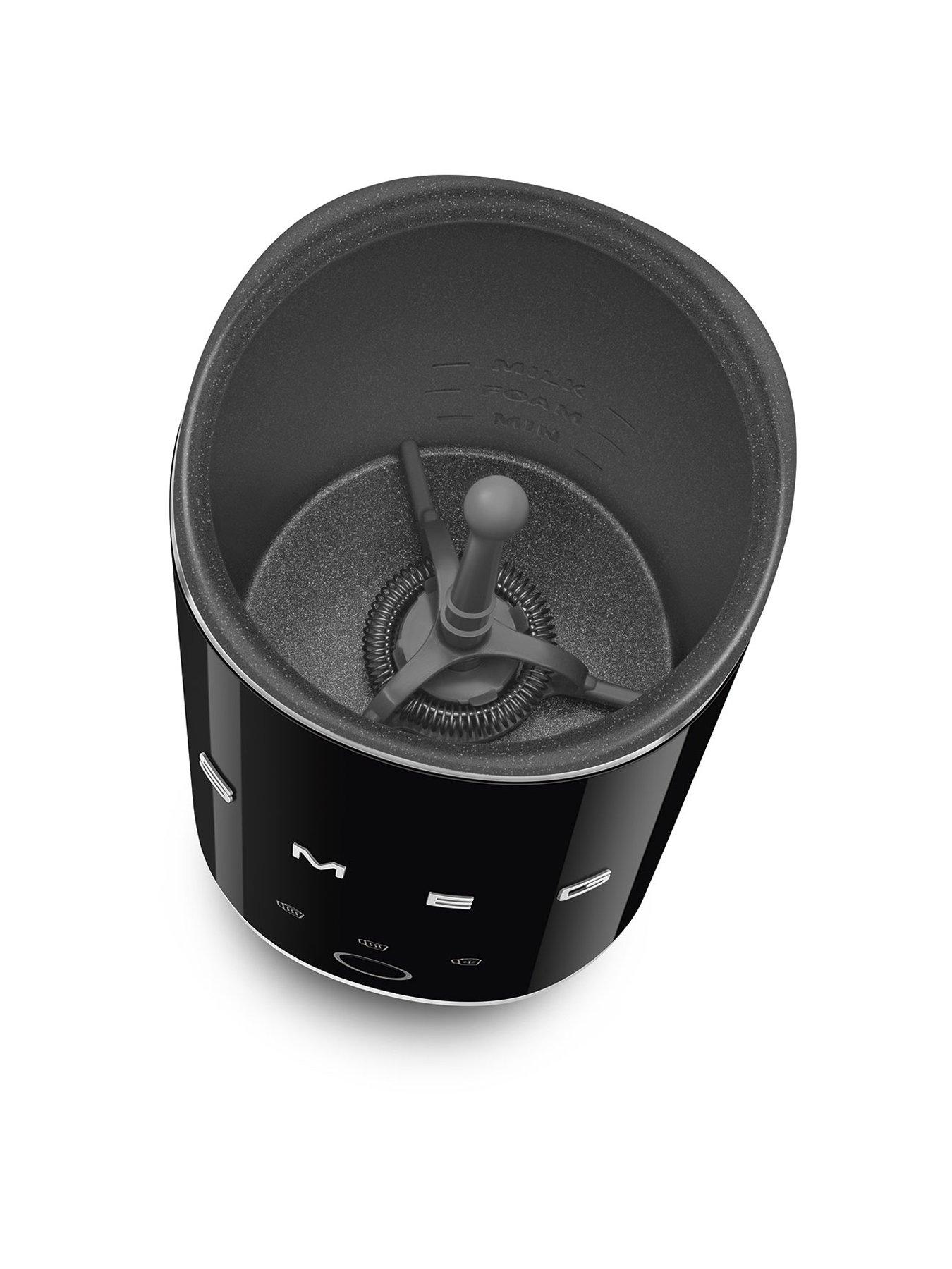 Image 3 of 7 of Smeg MFF02BLUK Retro 50s Style Mini Milk Frother - Black