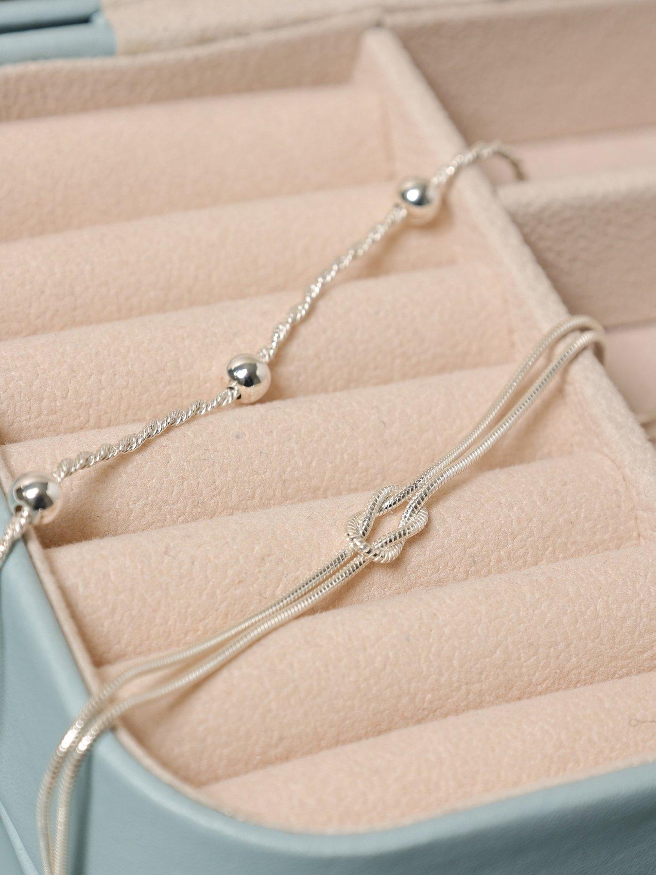 Image 3 of 4 of Simply Silver Simply Silver Sterling Silver 925 Polished Station Allway Bracelet