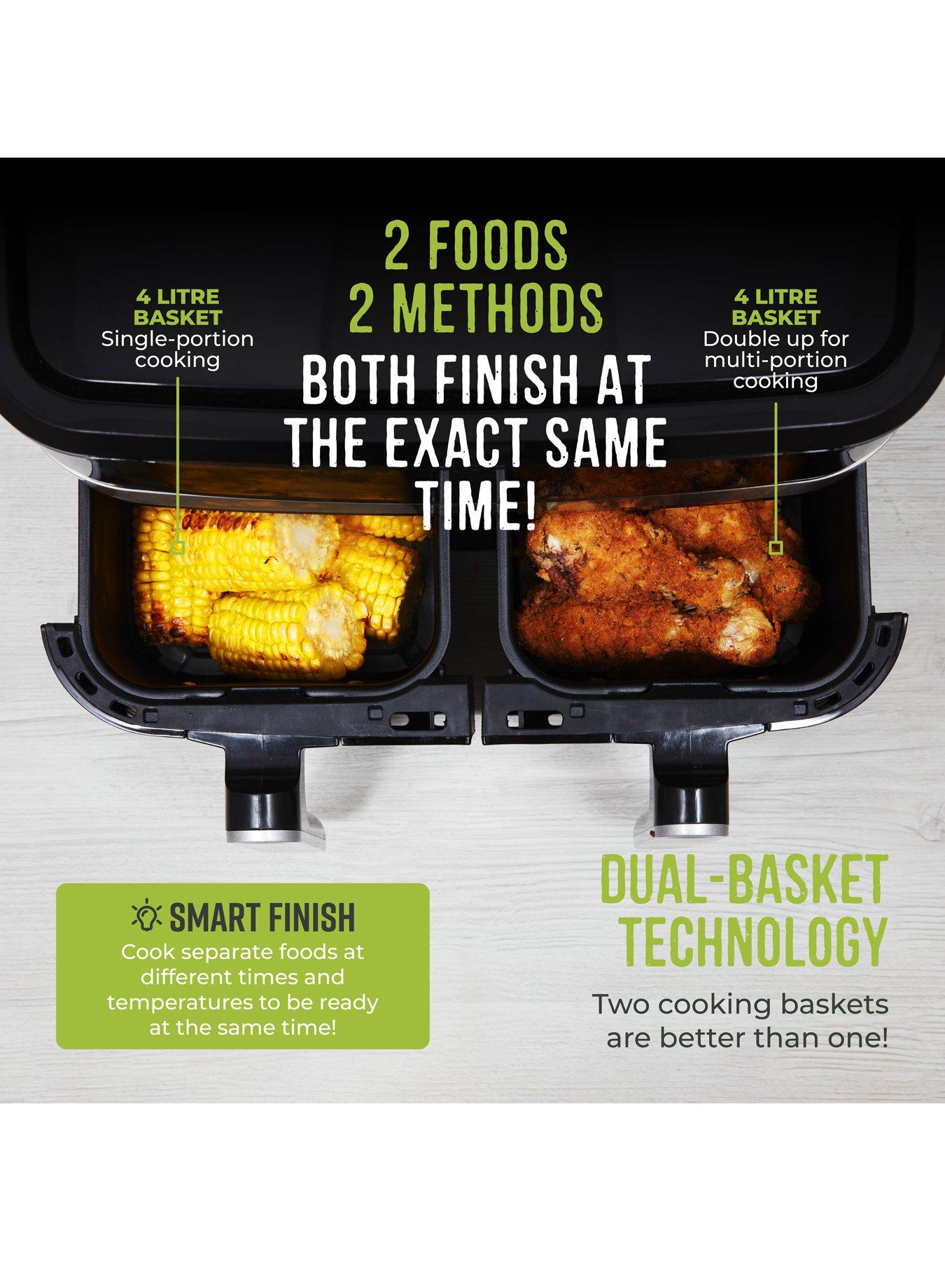 Image 5 of 7 of Tower T17151 Vortx Dual Basket Air Fryer - Black