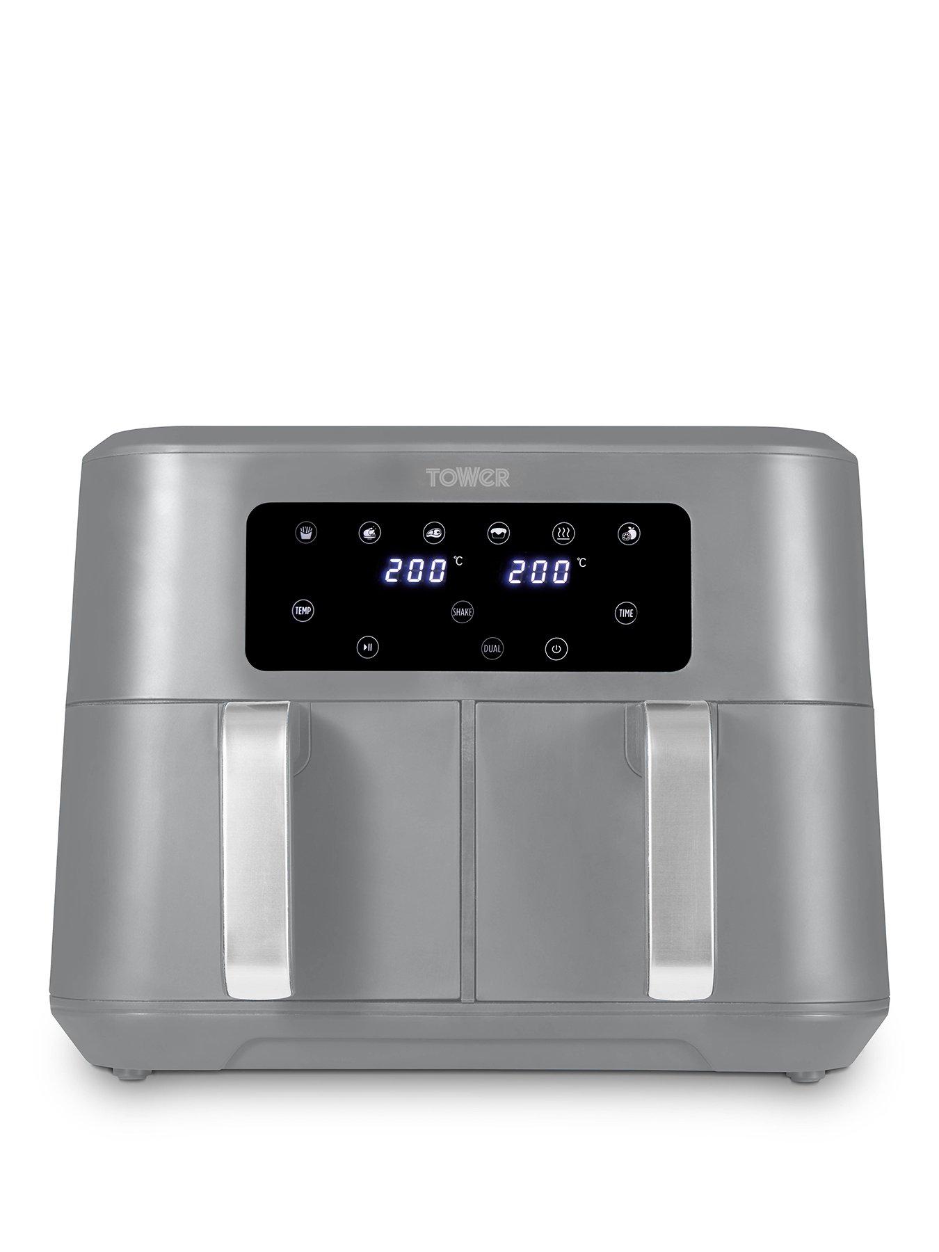 tower-vortx-85l-dual-basket-air-fryer-two-425l-baskets-grey