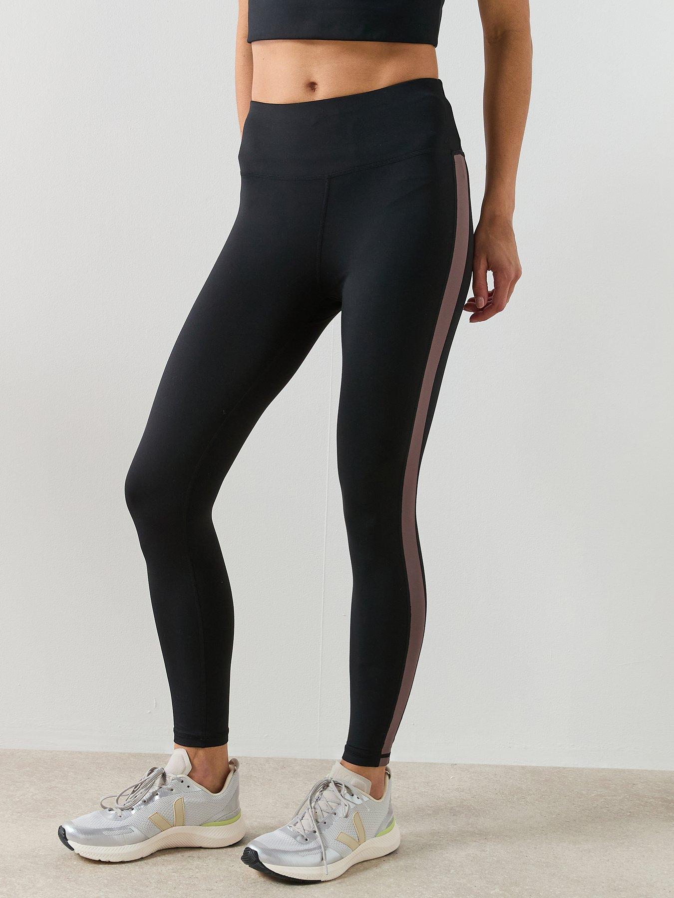 Sweaty Betty All Day 7/8 Side Stripe Legging - Black